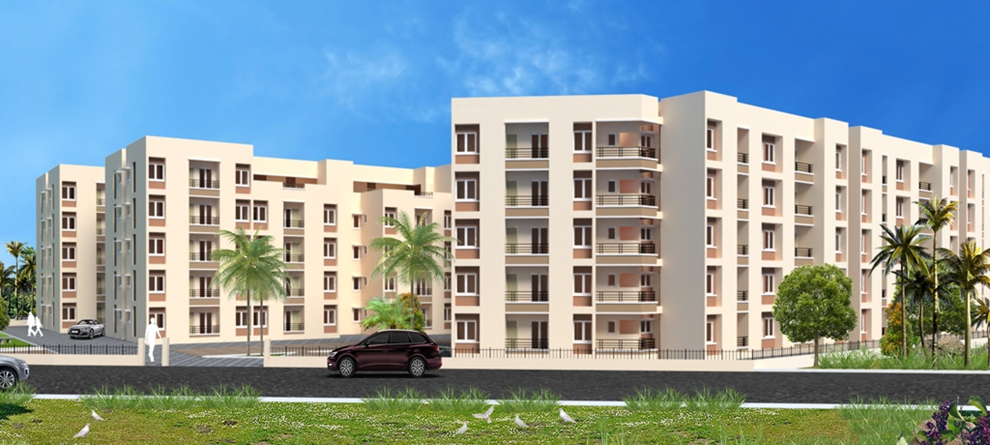 575 sq ft 1 BHK 1T Apartment for Sale in Arun Excello Constructions LLP
