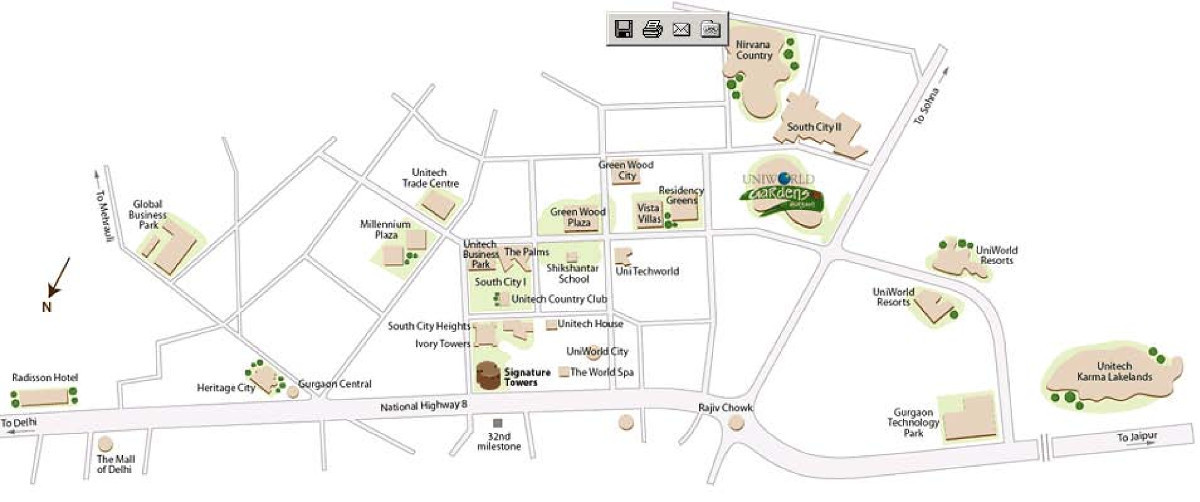 Unitech Uniworld Gardens in Sector 47, Gurgaon Price