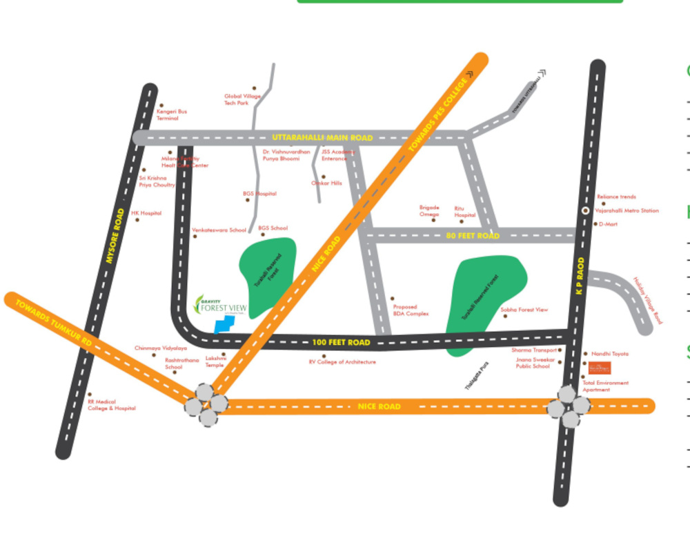 Gravity Forest View in Kengeri, Bangalore Price, Location Map, Floor
