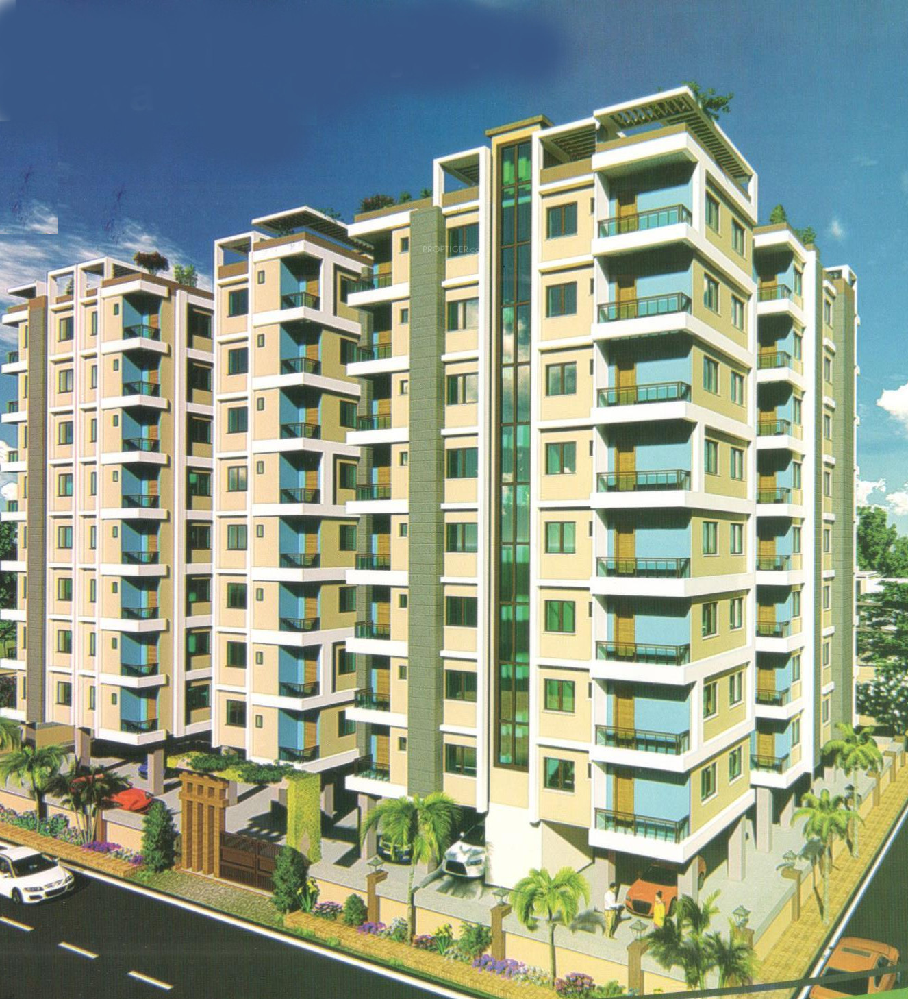 Main Elevation Image 3 of Mondal Homes Shree Ganesh Residency, Unit