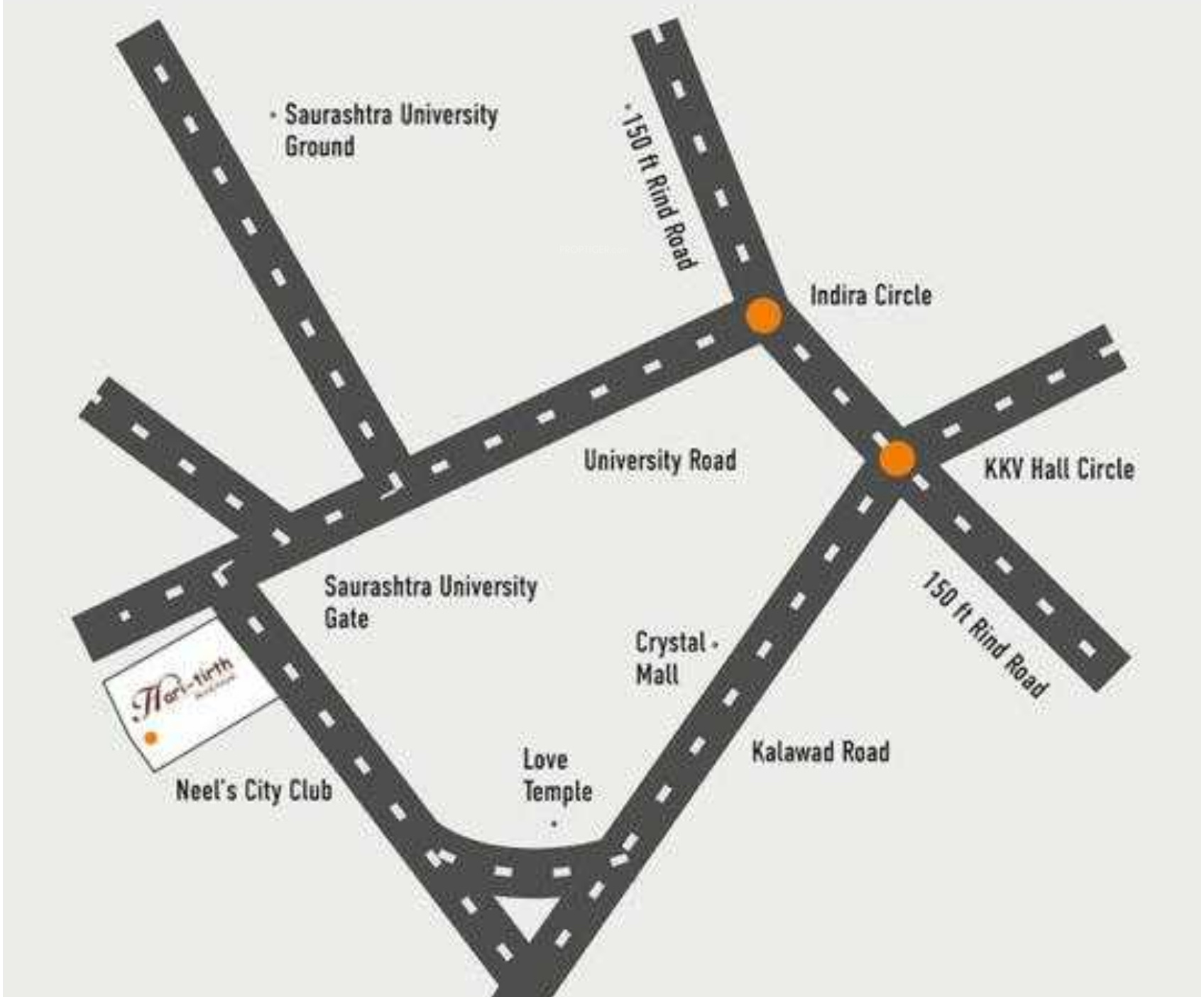 Omkar Hari Tirth Avenue in Virpa Nagar, Rajkot Price, Location Map