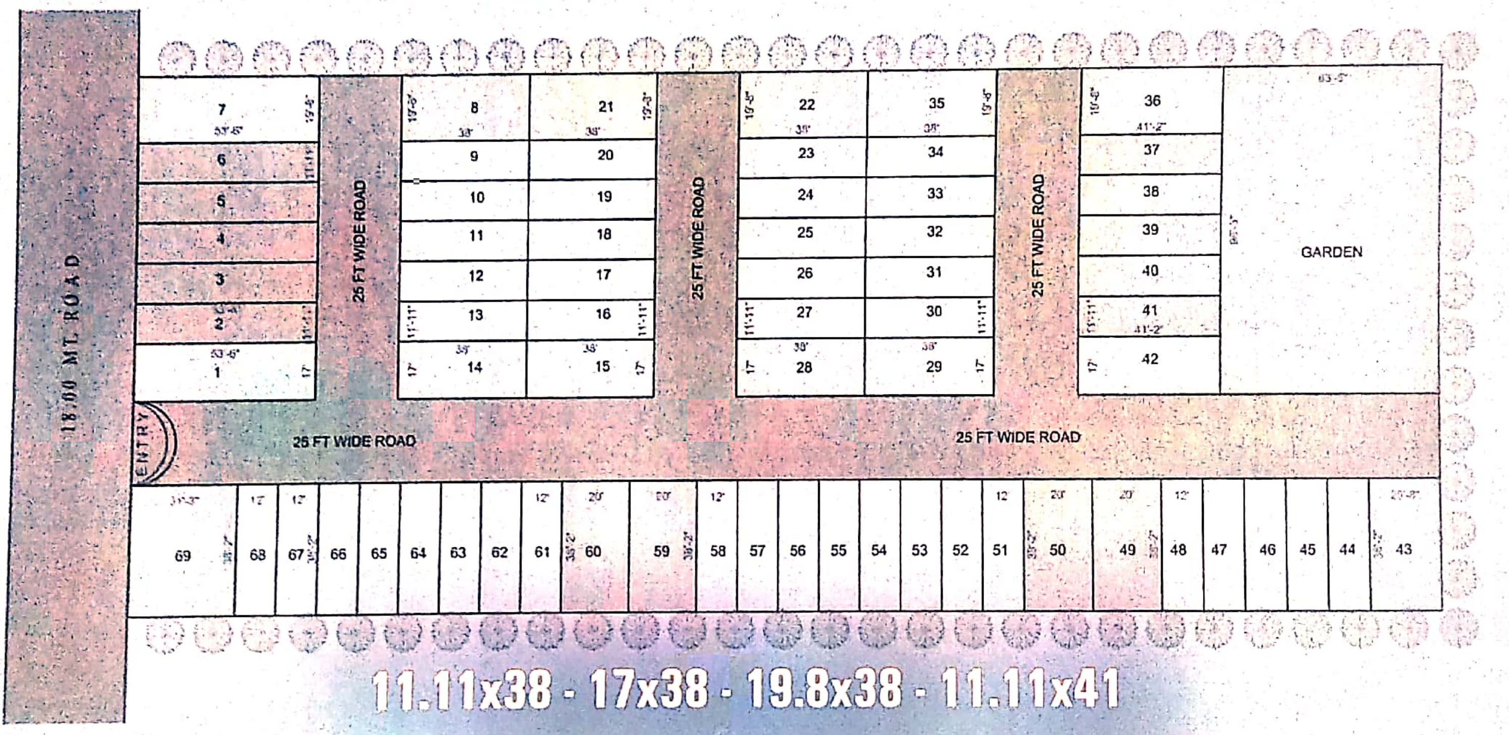 907 sq ft Plot for Sale in Om Developers Dindoli Vraj Vihar Residency