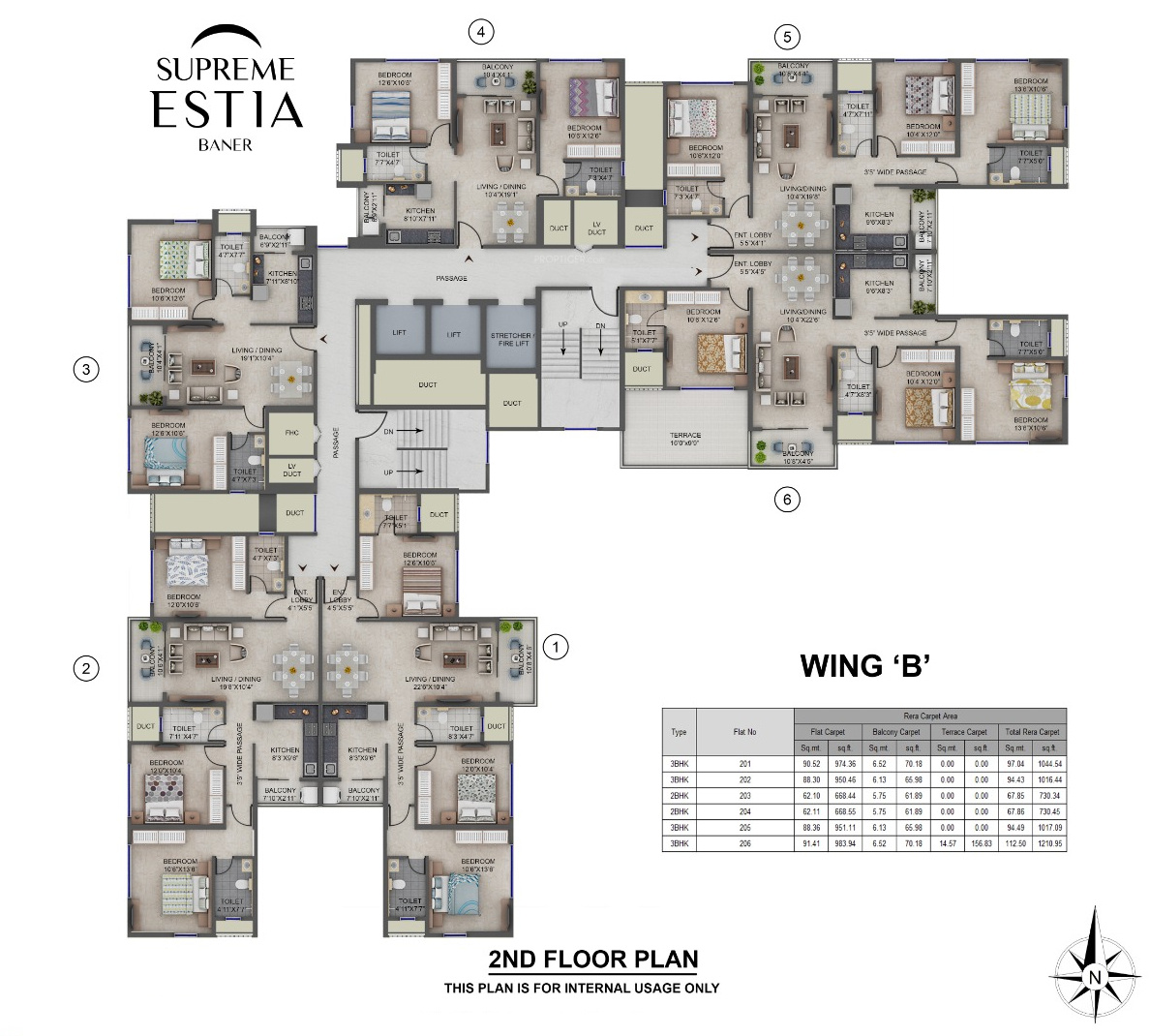 Supreme Estia Phase I in Baner, Pune Price, Location Map, Floor Plan