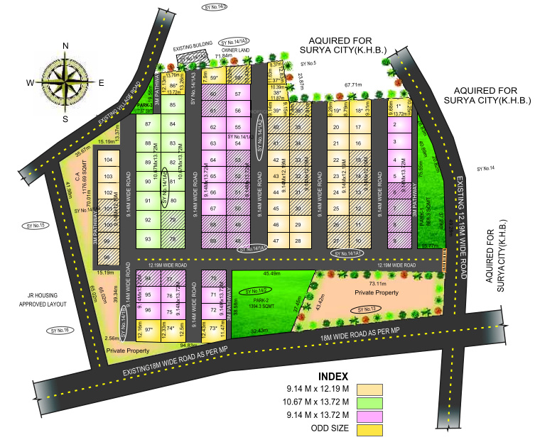 1004 sq ft Plot for Sale in Altius Realcon Development Utopia Marsur