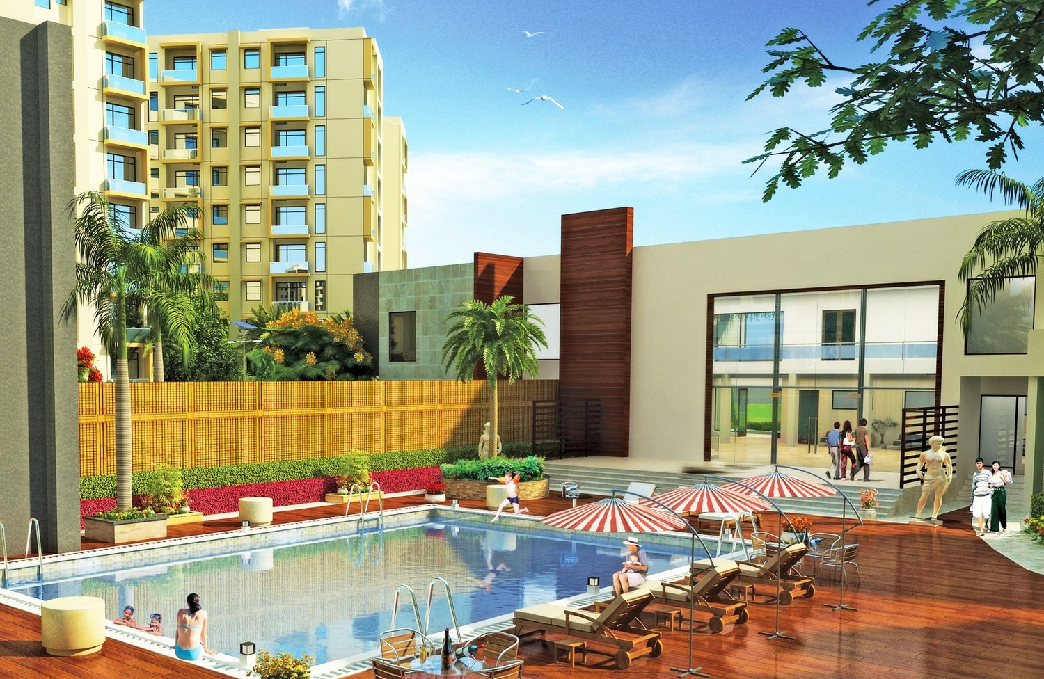 Omega Omega Green Park Villas in Uattardhona, Lucknow Price, Location
