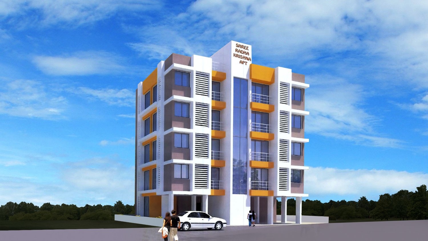665 sq ft 1 BHK 1T Apartment for Sale in Shree Radha Krishna Developers