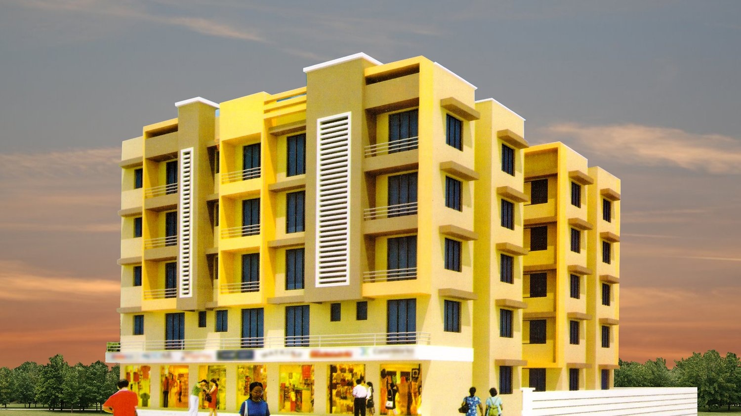 625 sq ft 1 BHK 1T Apartment for Sale in Laxmi Enterprises Laxmi Mangal Murti Apartment