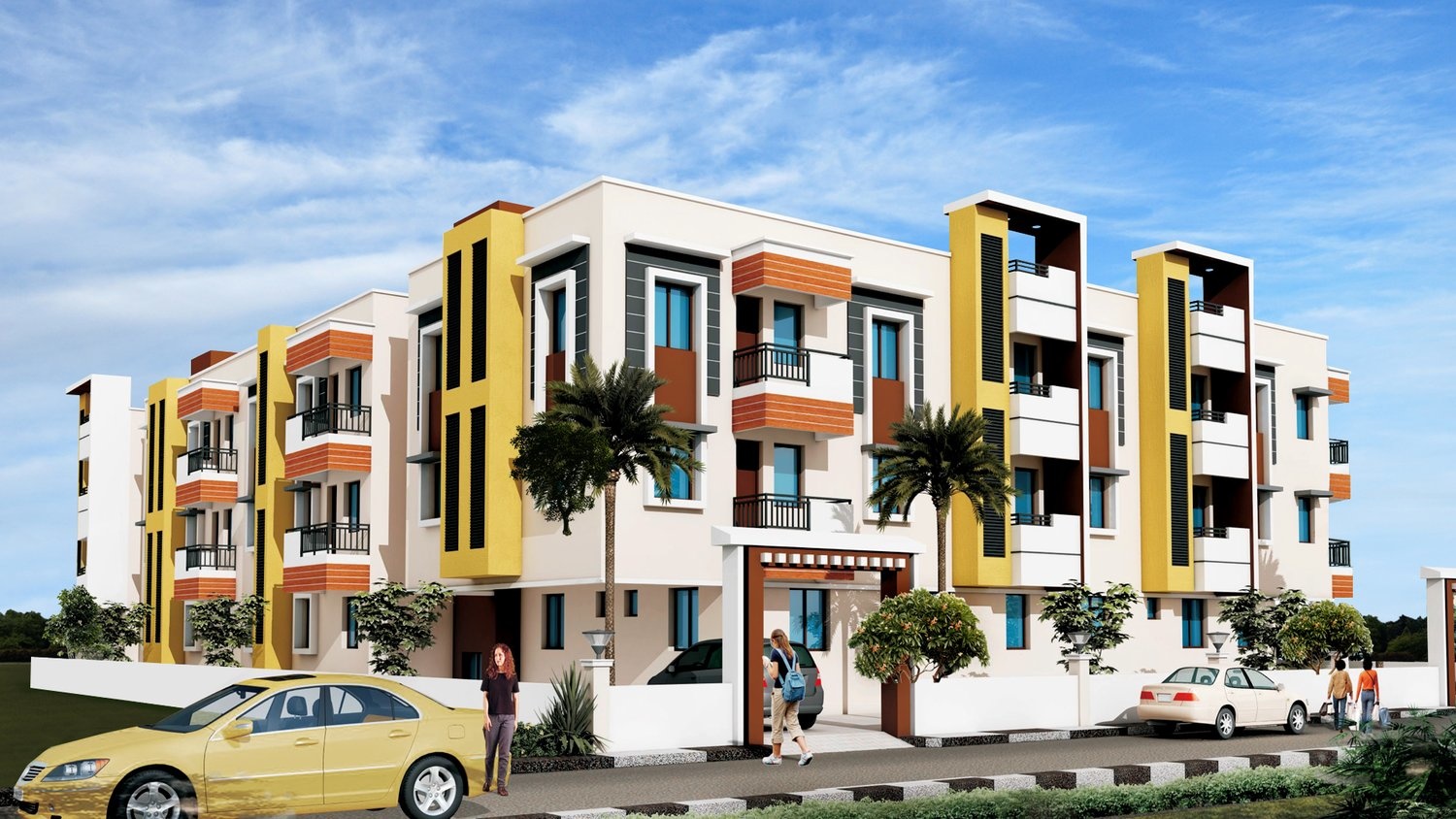 1000 sq ft 2 BHK 1T Apartment for Sale in Bharath Green Garden