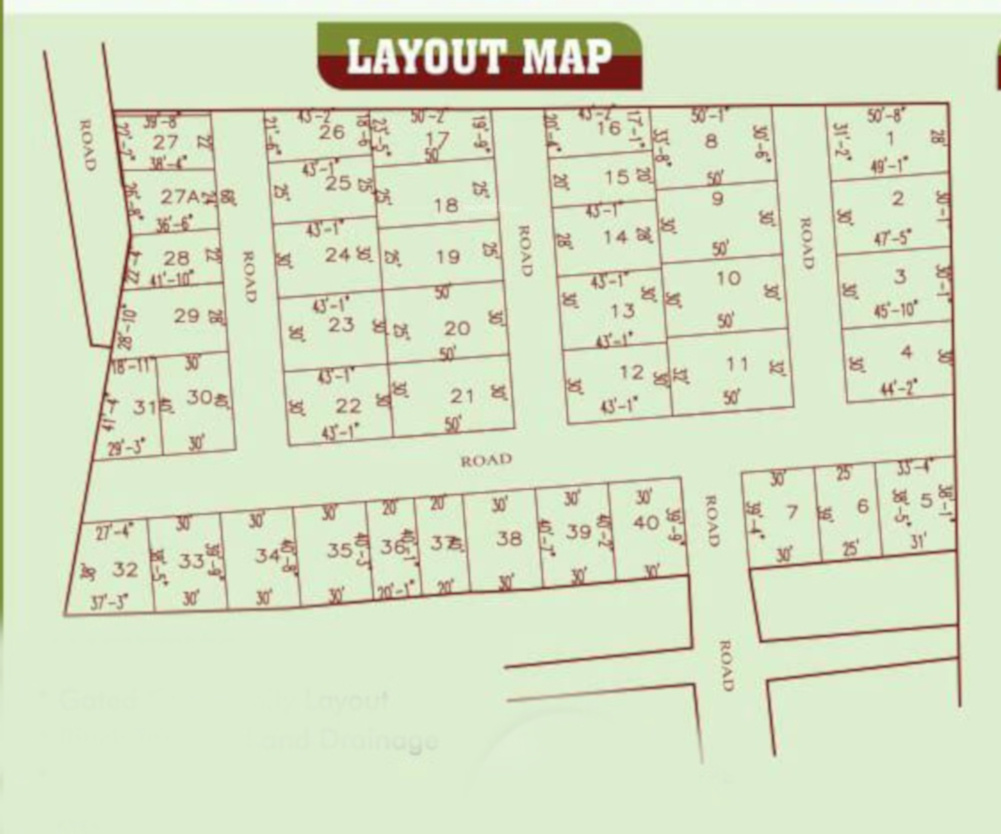 1500 sq ft Plot for Sale in SS Group Meadows Krishnarajapura Bangalore