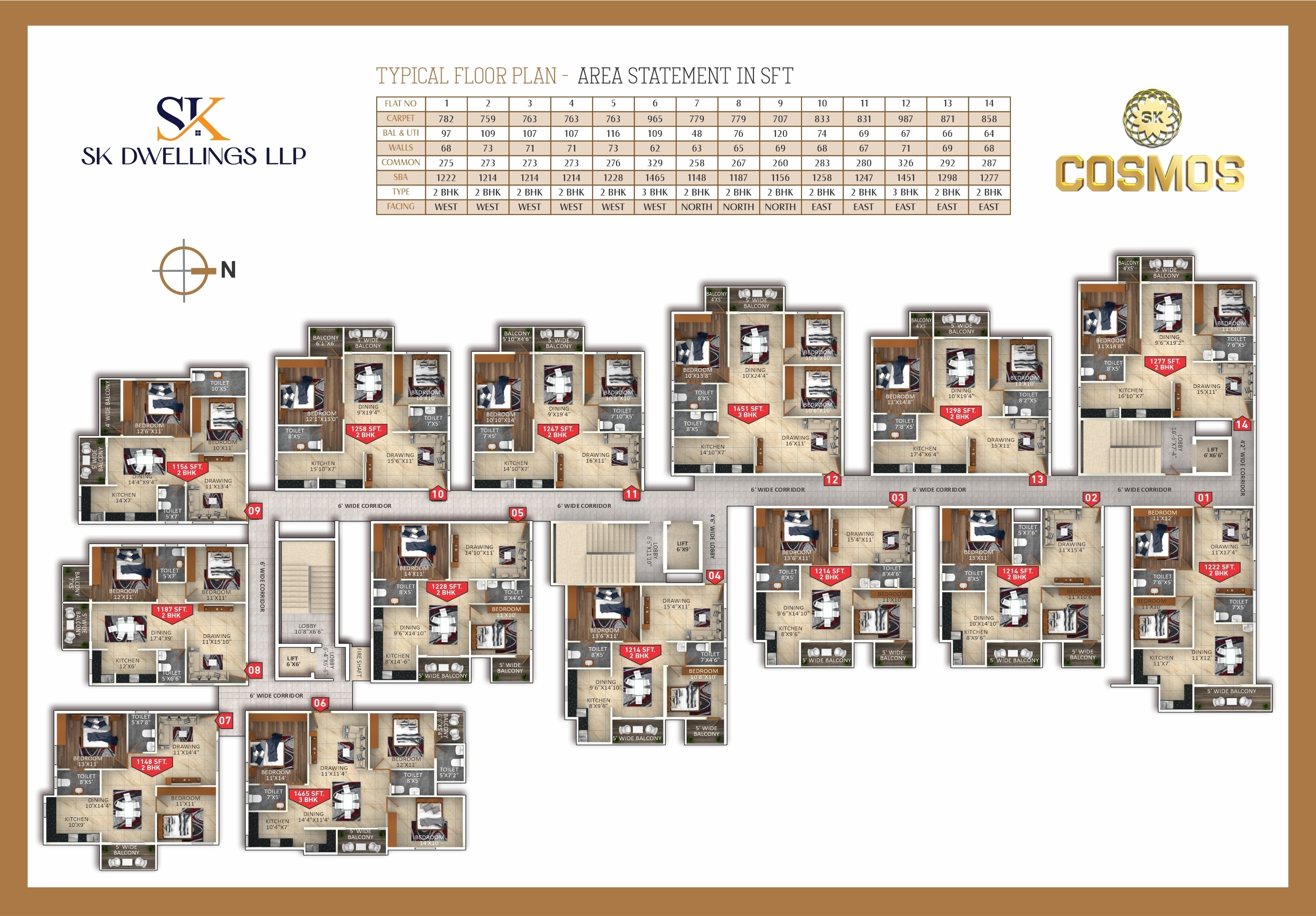 Sk Cosmos in Horamavu, Bangalore Price, Location Map, Floor Plan