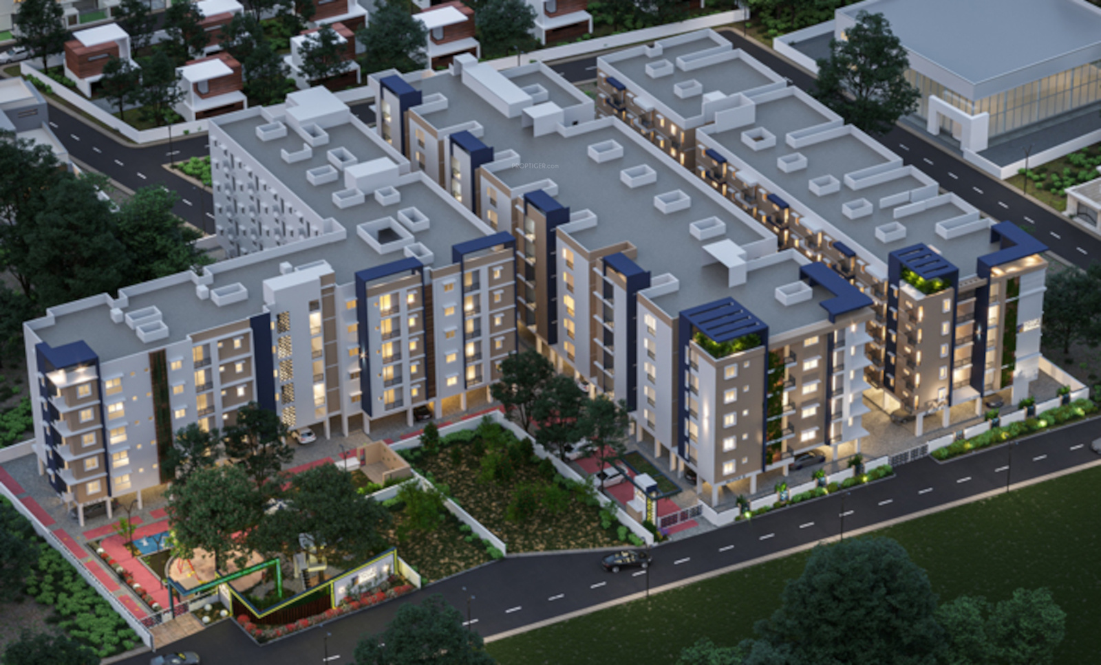 717 sq ft 2 BHK 2T Apartment for Sale in Town And City Developers