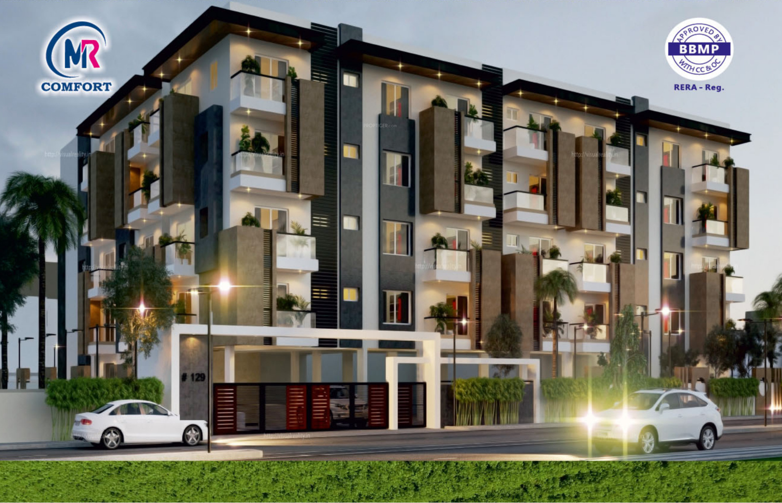1835 sq ft 3 BHK 3T Apartment for Sale in Comfort Lalbagh Residency Jayanagar Bangalore