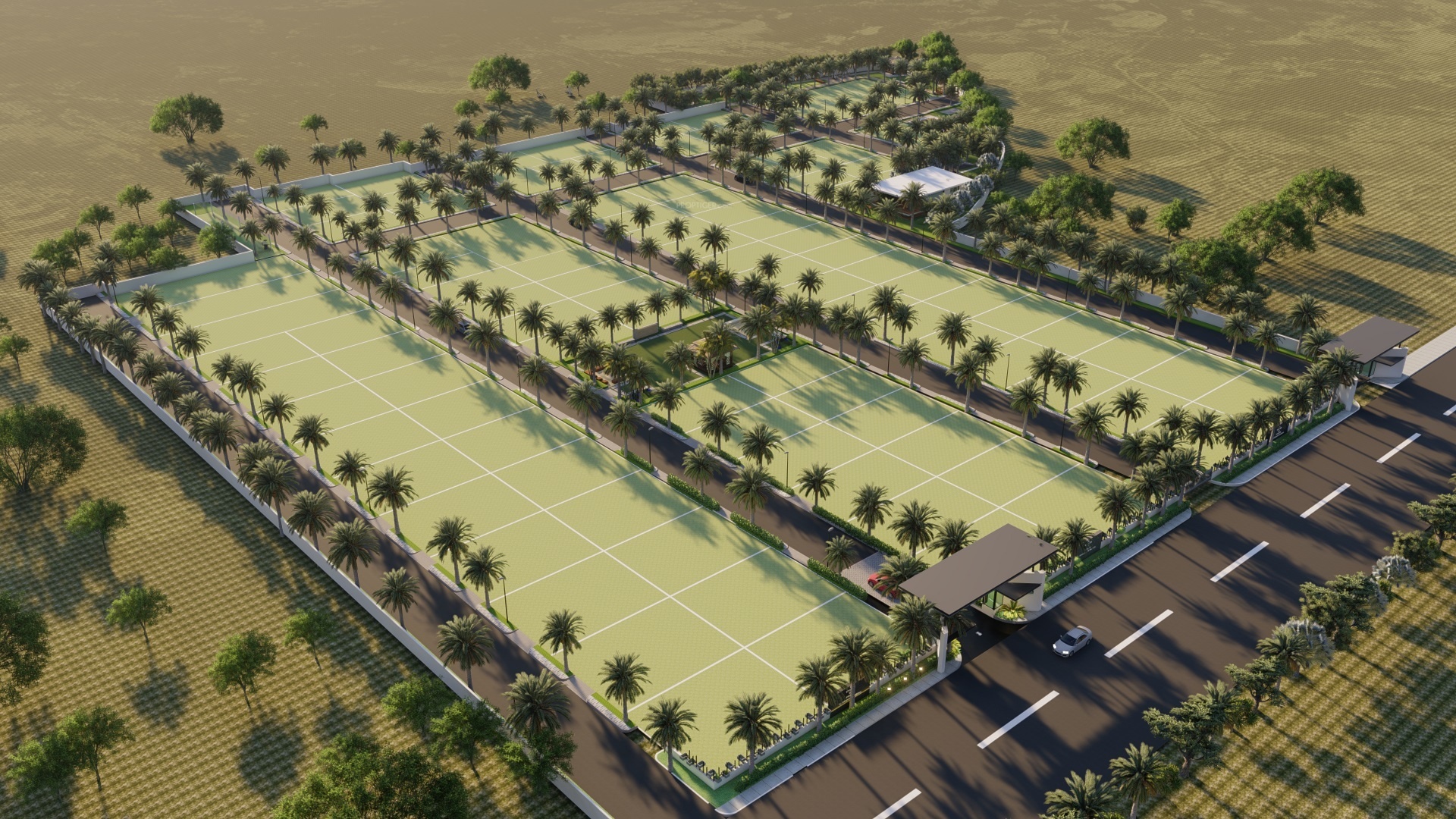 2160 sq ft Plot for Sale in Pudami Builders And Developers Palm Greens