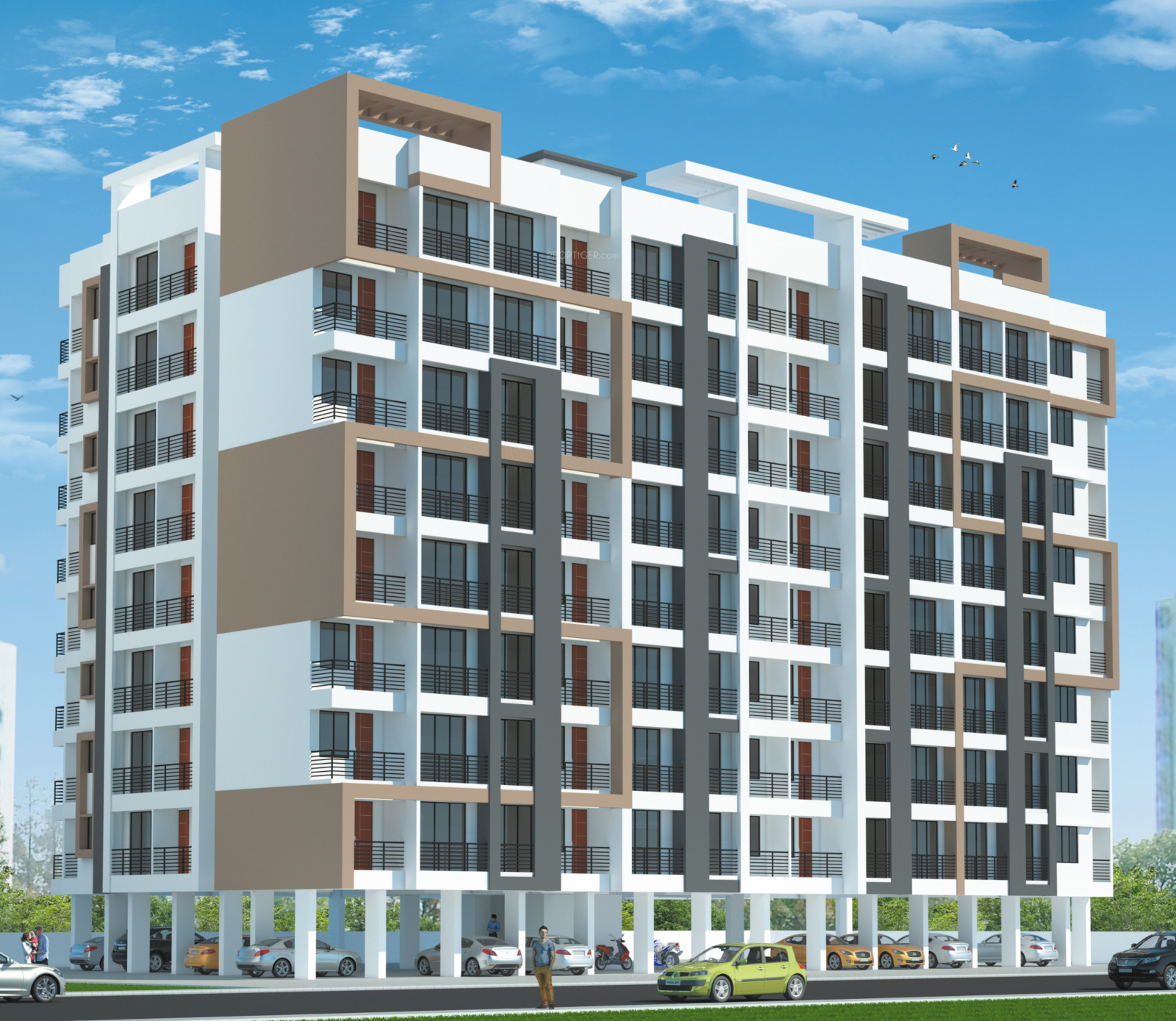 413 sq ft 1 BHK 2T Apartment for Sale in Shree Sai Associates Valsad