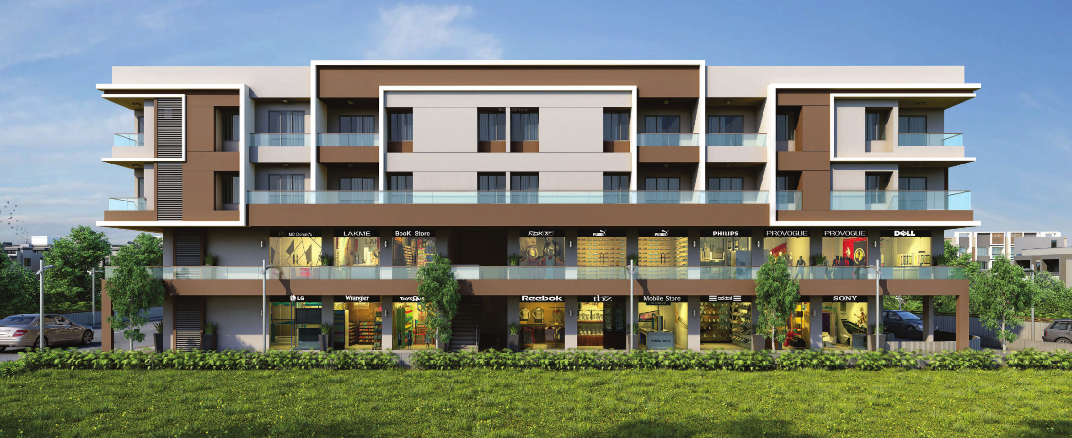 831 sq ft 3 BHK 3T Apartment for Sale in Nakshatra Developers Valsad