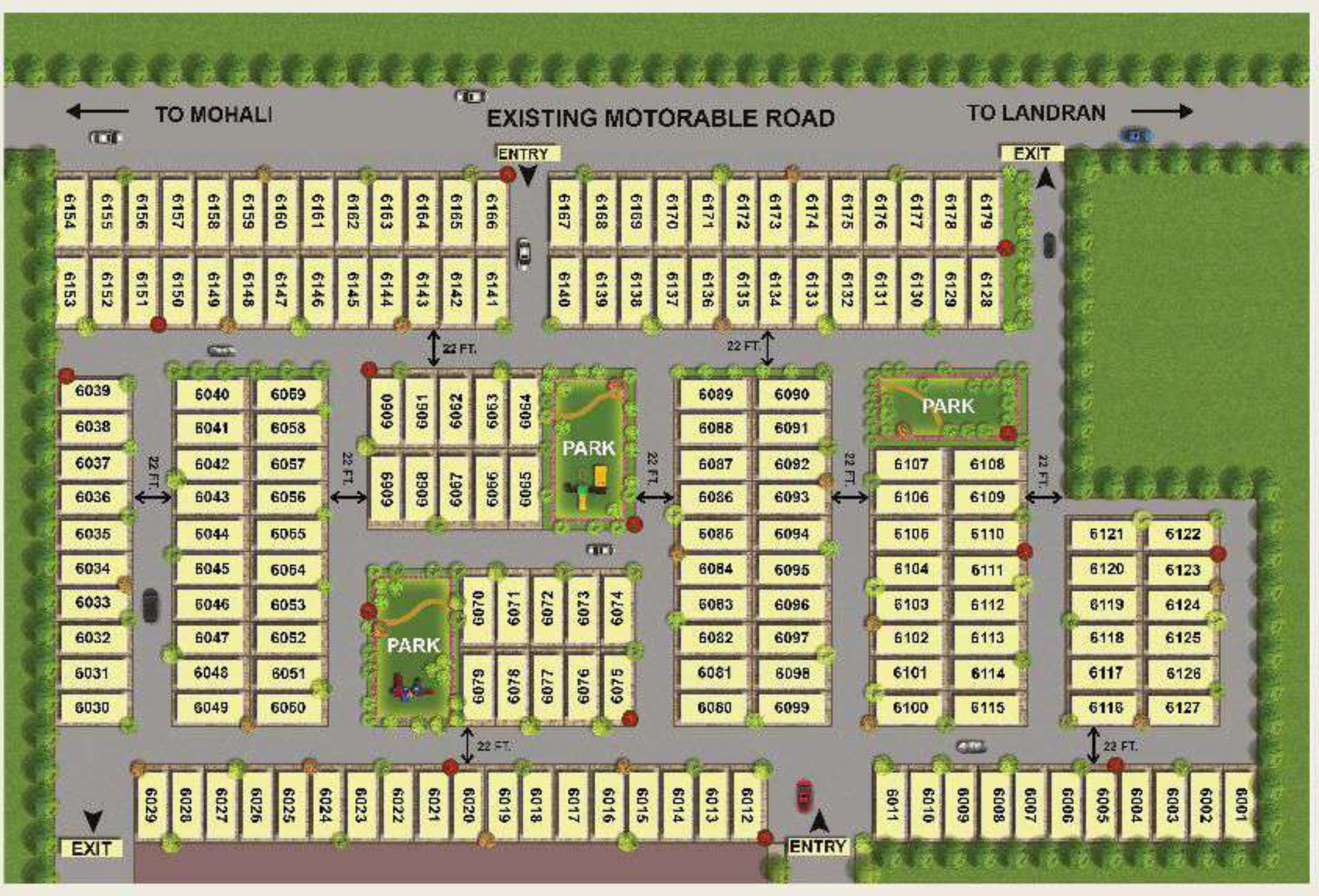 930 sq ft Plot for Sale in TDI Infrastructure Chitrakoot Sector 118
