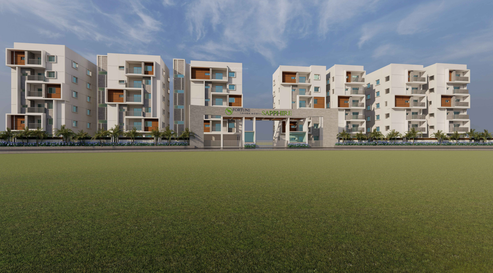 1628 sq ft 3 BHK 3T Apartment for Sale in Fortune Green Homes Sapphire Tellapur Hyderabad