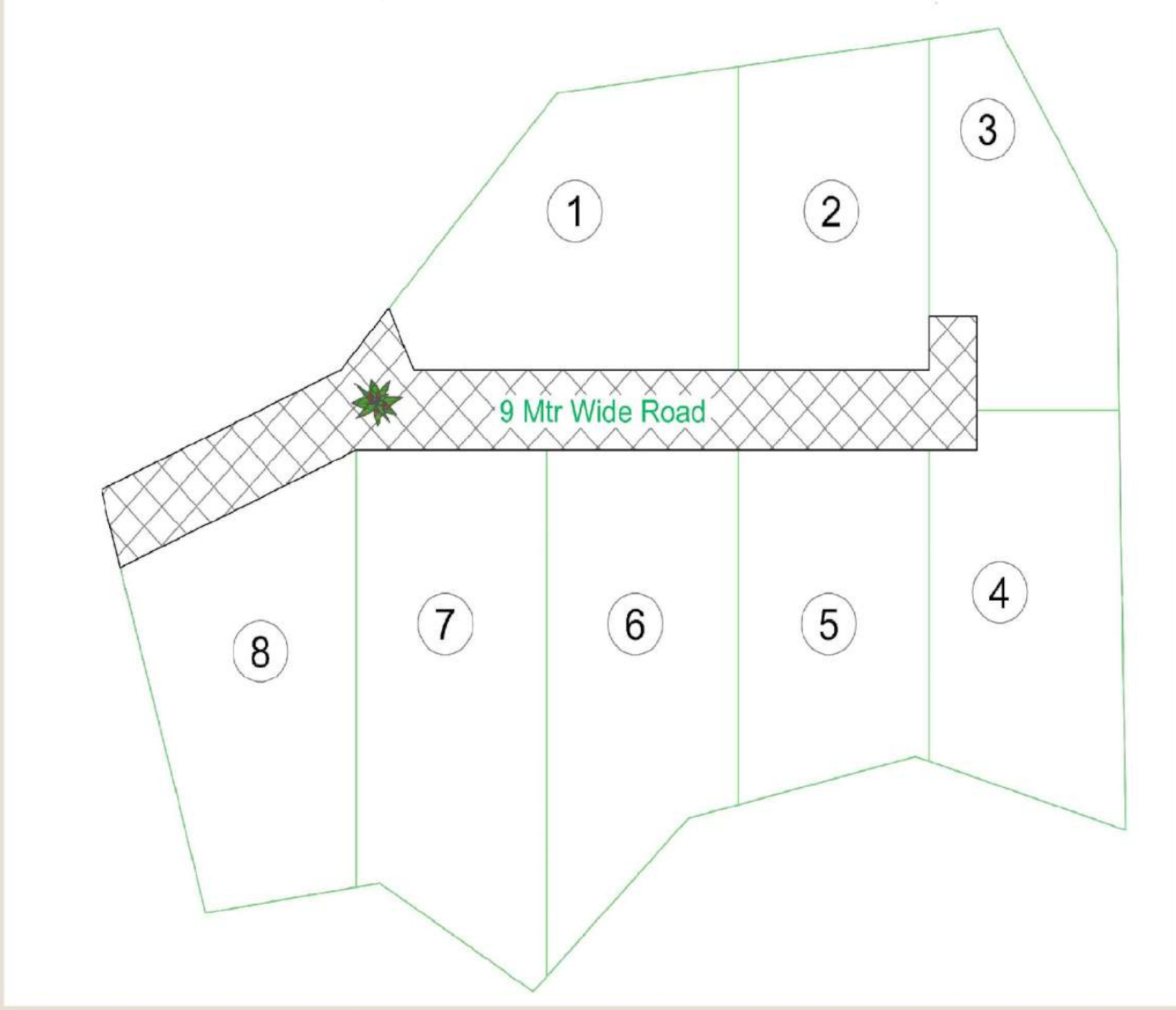14427 sq ft Plot for Sale in Resolute Property Solutions Ruban Daran