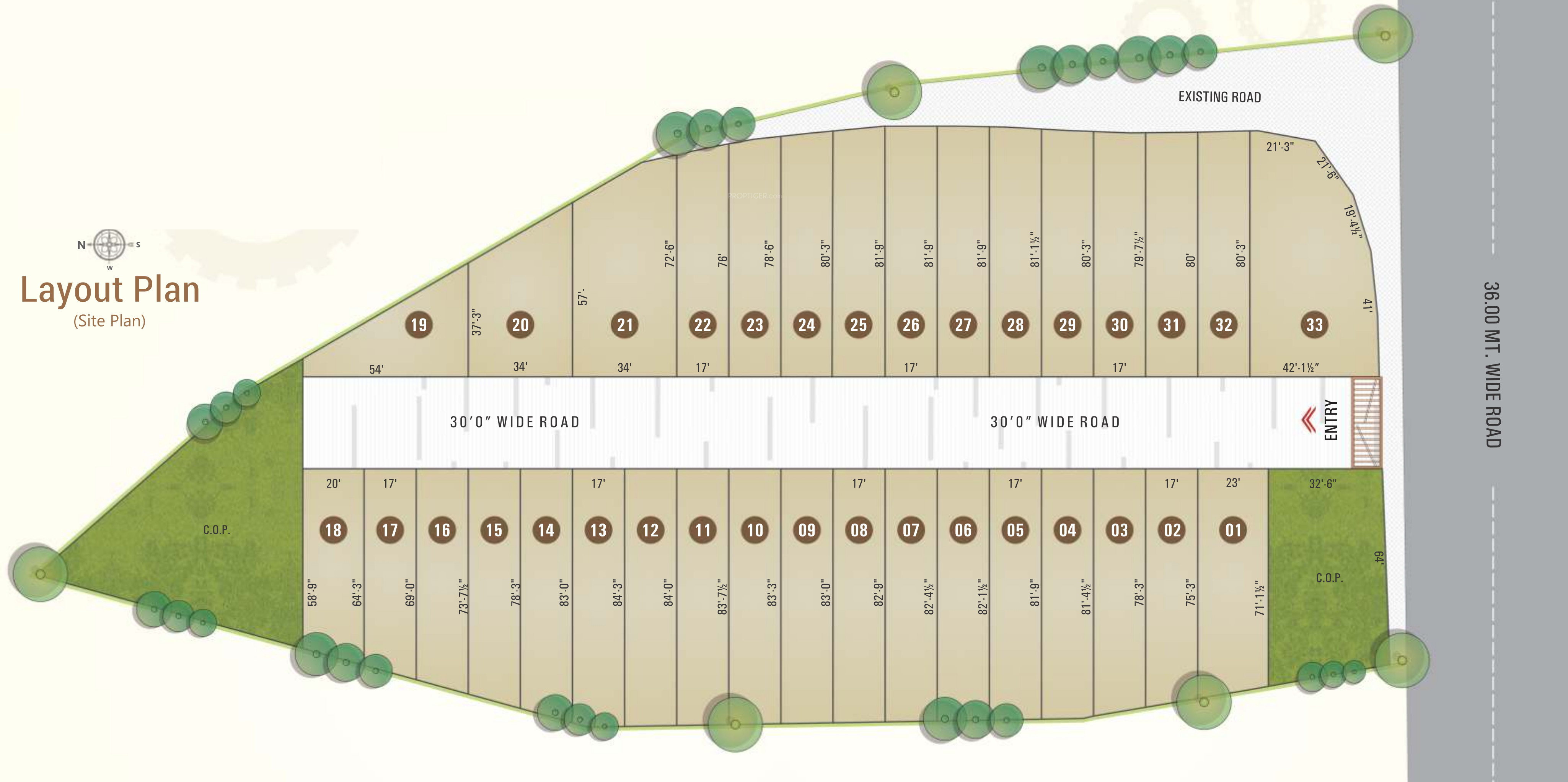 1429 sq ft Plot for Sale in Viva Corporation Embro Park Limbayat Surat