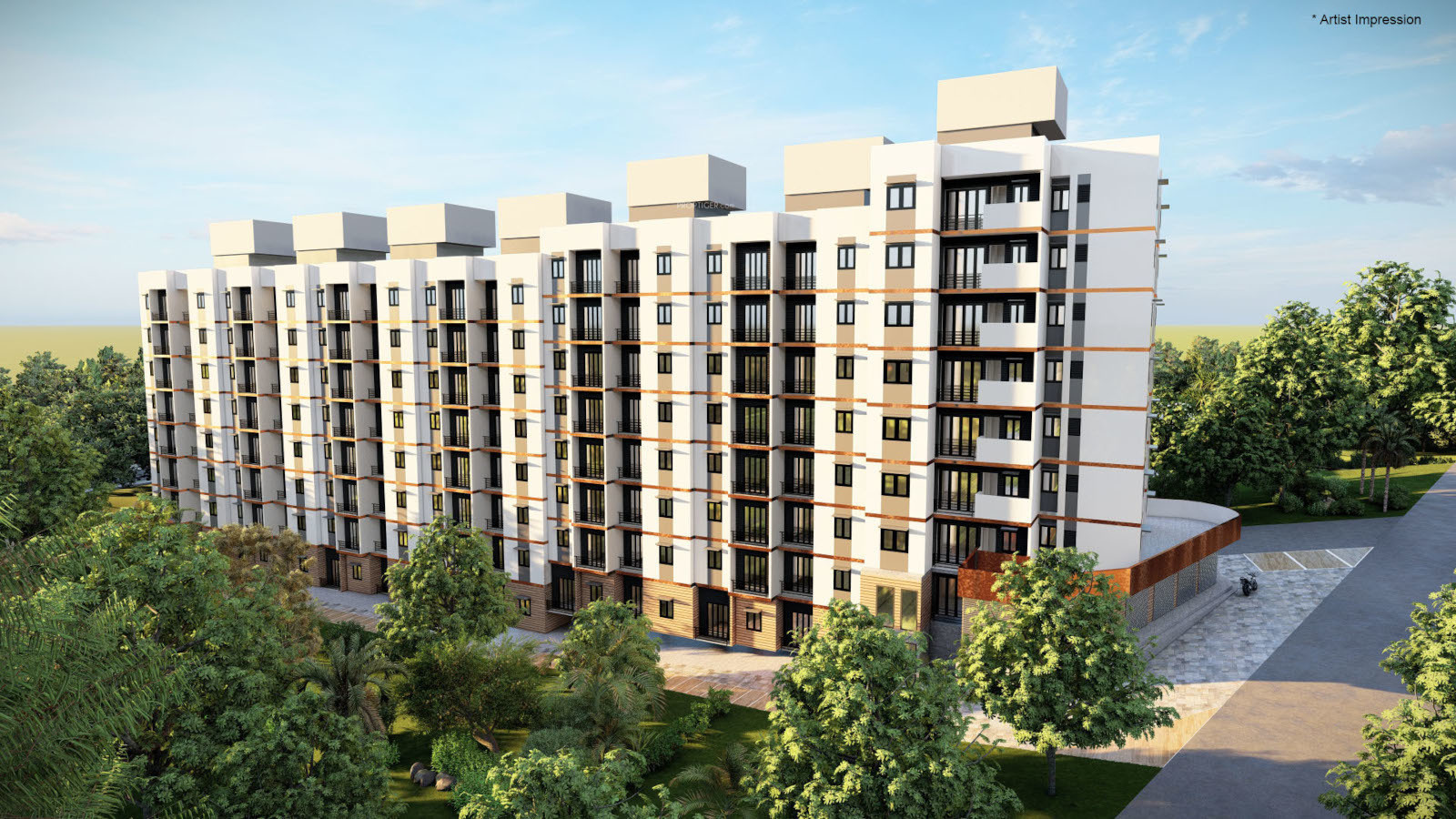 268 sq ft 1 BHK 1T Apartment for Sale in Bliss Realty Prospera Paradise