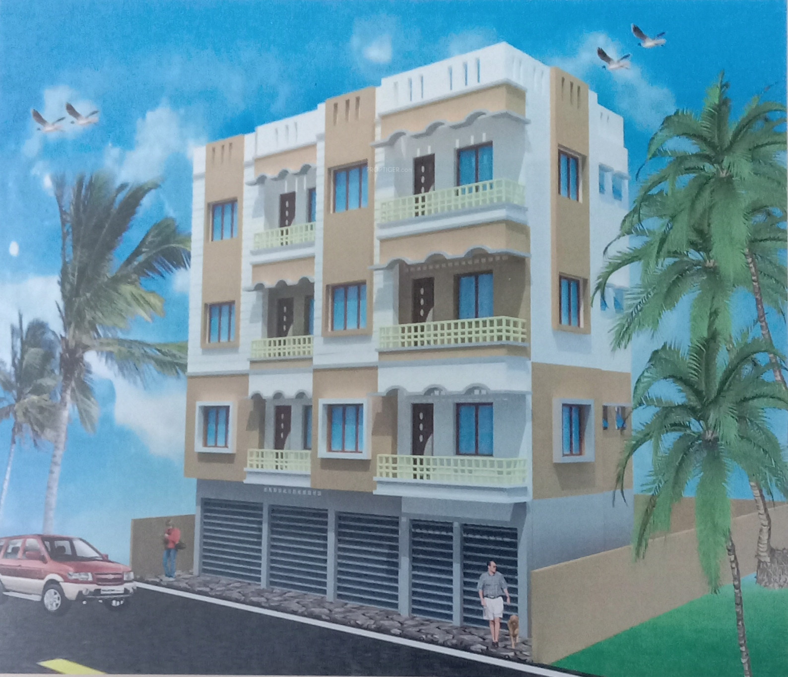 499 sq ft 2 BHK 2T Apartment for Sale in Jai Ganesh Builder Apartment