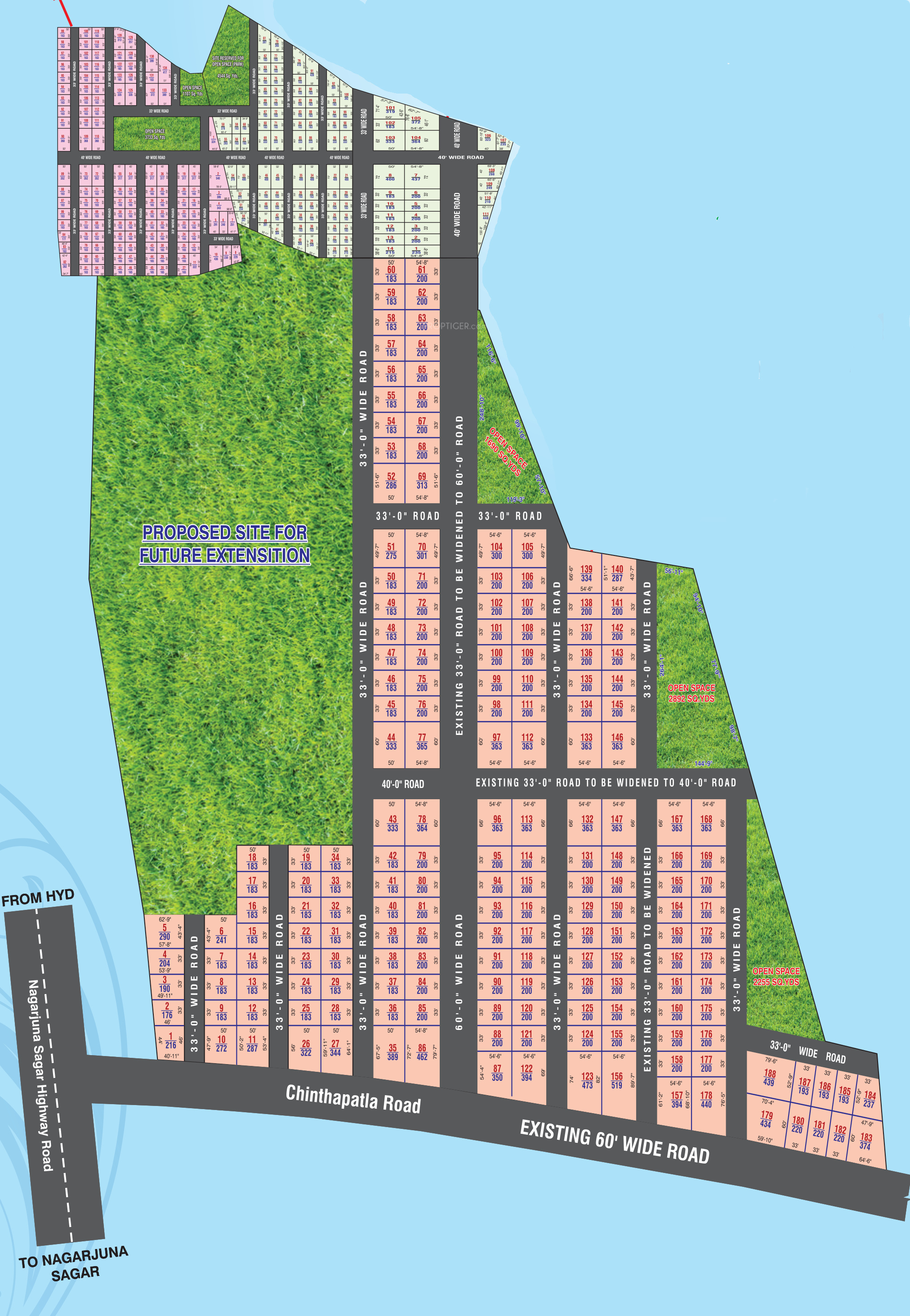 4500 sq ft Plot for Sale in Sree Bhuvi Developers Pharma City Yacharam