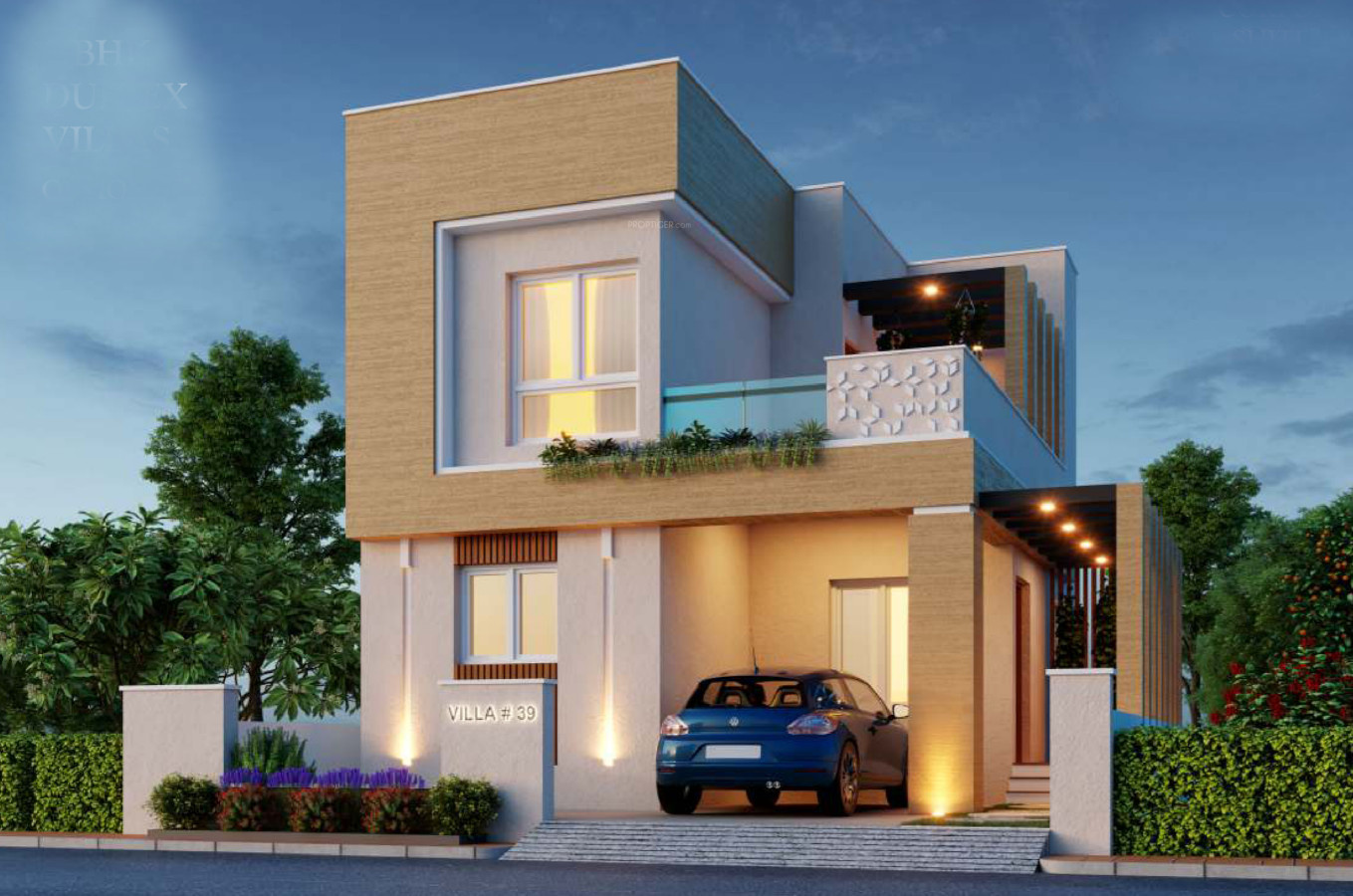 990 sq ft 2 BHK 2T Villa for Sale in Maxworth Properties Green Meadows