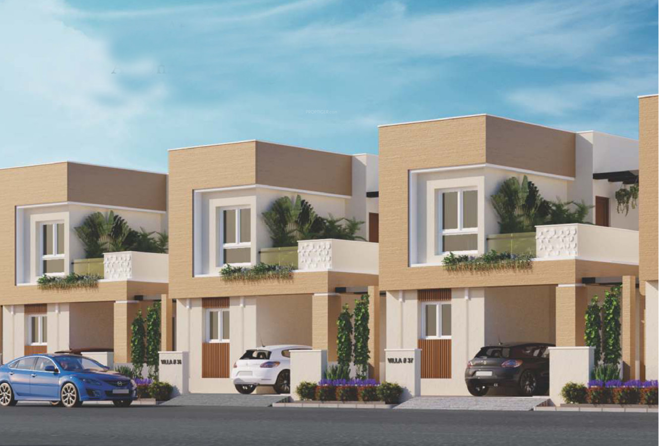 990 sq ft 2 BHK 2T Villa for Sale in Maxworth Properties Green Meadows