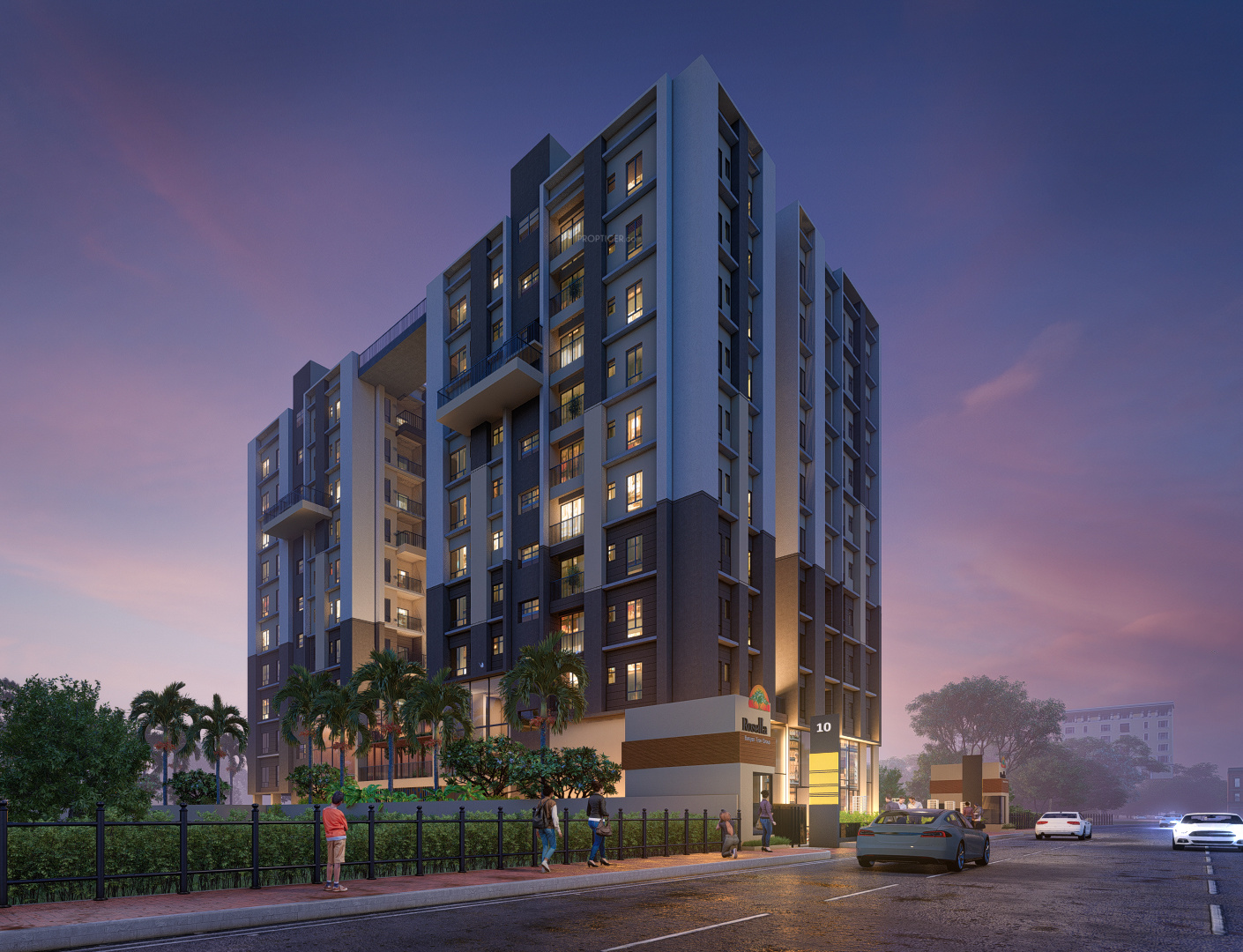 558 sq ft 1 BHK 1T Apartment for Sale in The Banyan Tree Rosetta New