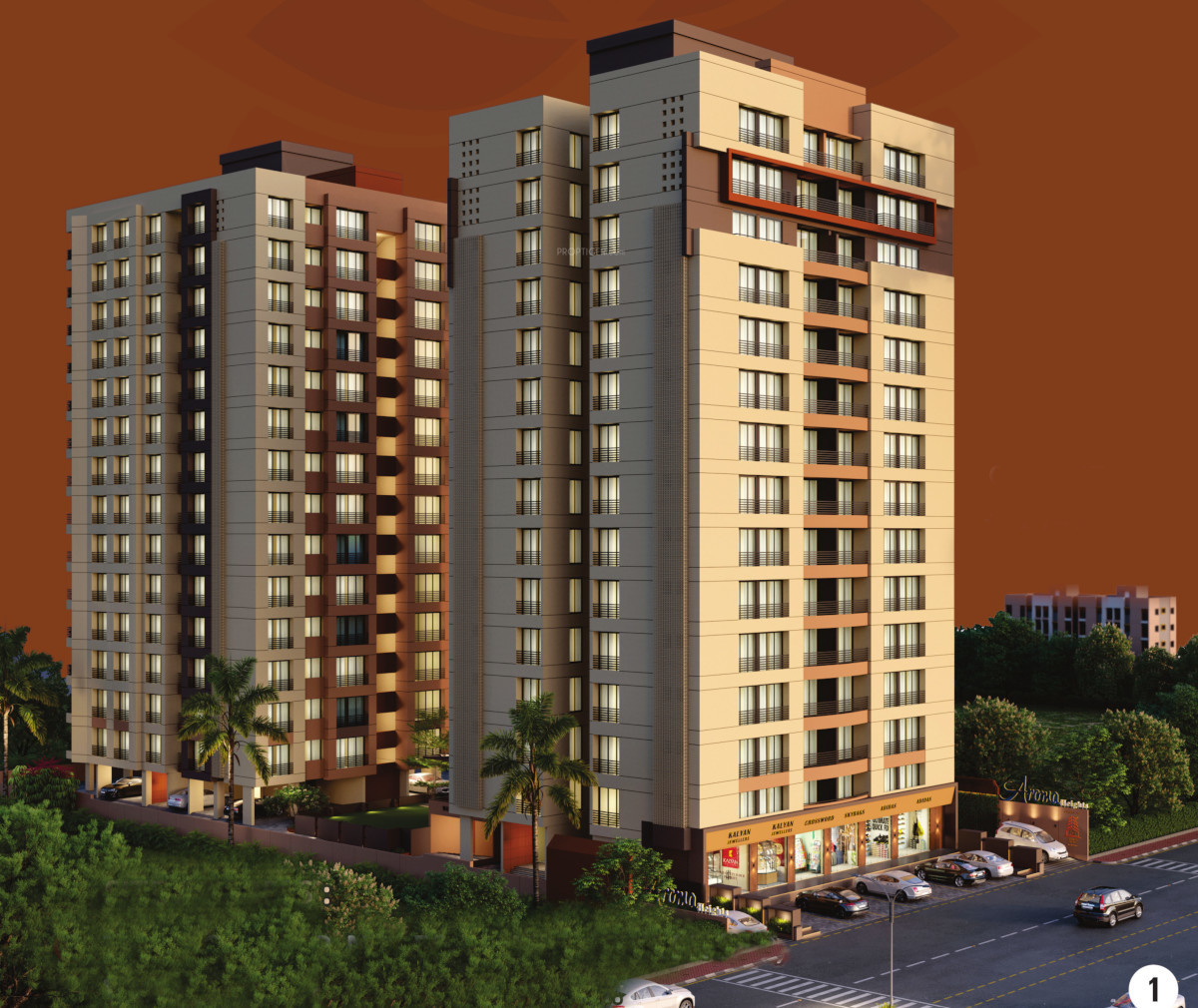 Friends Aroma Heights in Vankal, Surat Price, Location Map, Floor