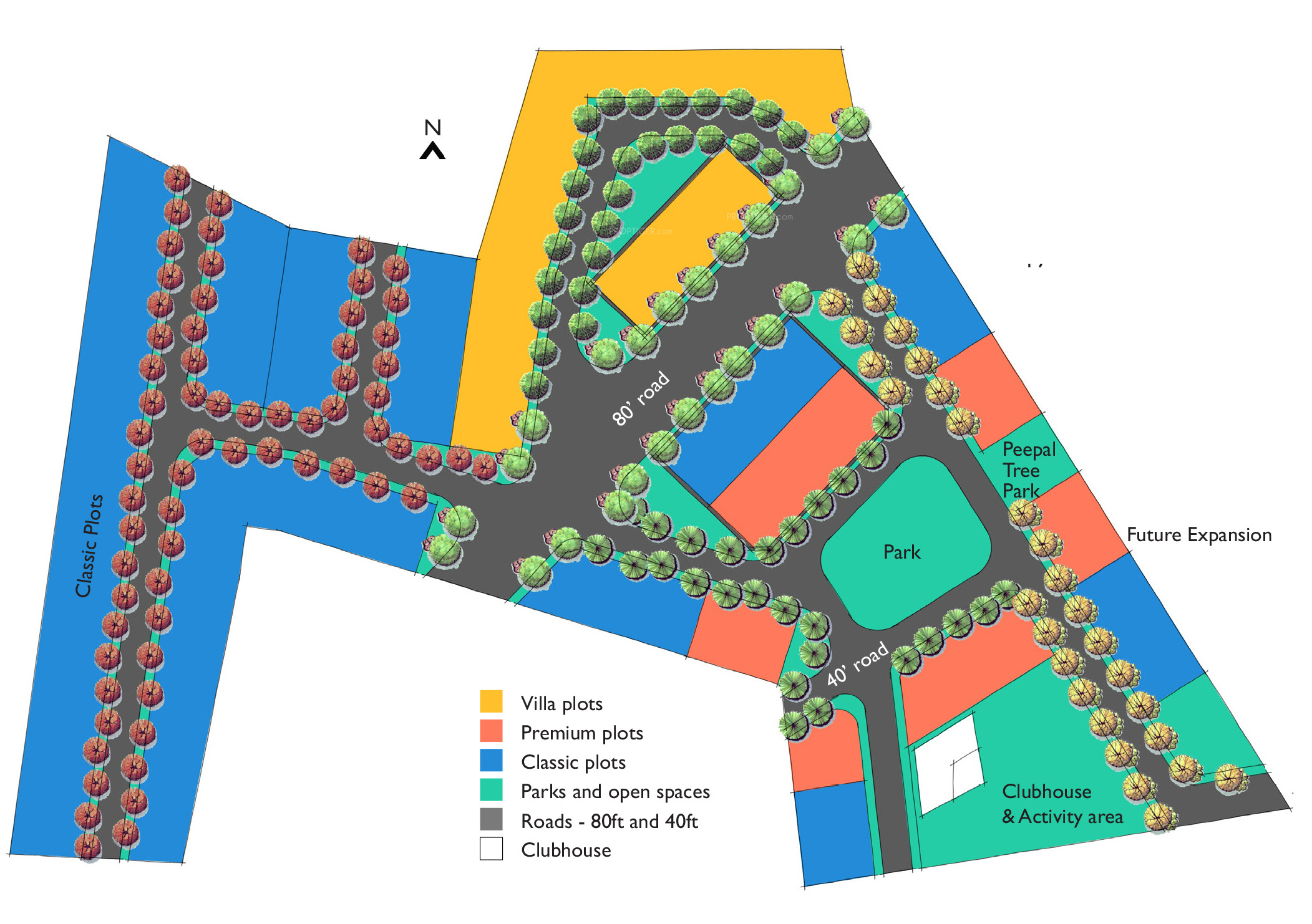 30749 sq ft Plot for Sale in Ninthmile Constructions Peepal Tree Uttarahalli Bangalore