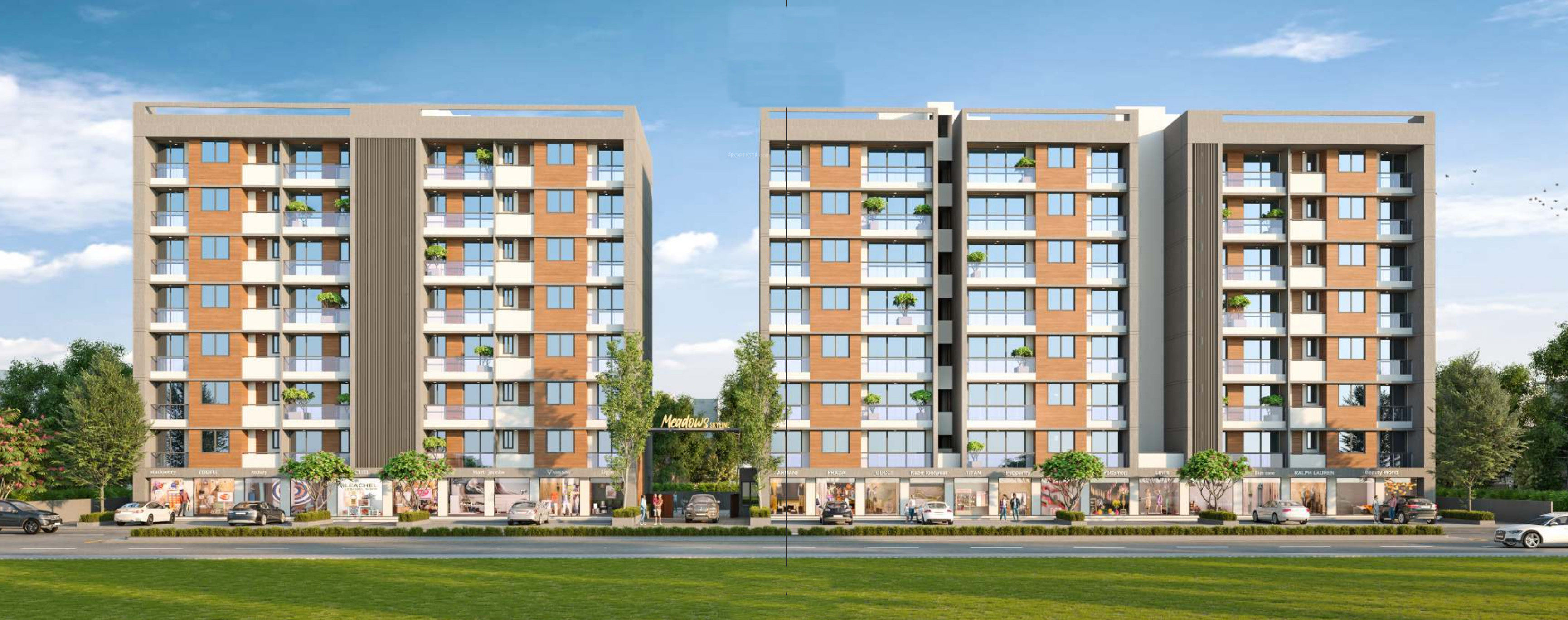 Shree Radhey Meadows Skyline in Bill, Vadodara Price, Location Map