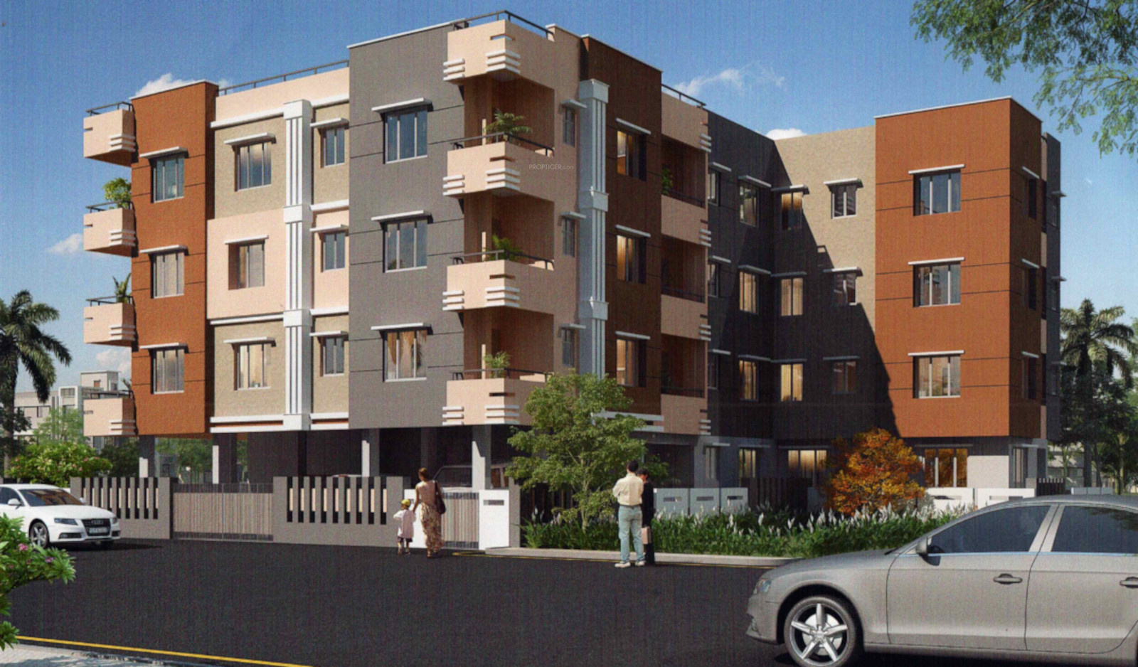 914 sq ft 2 BHK 2T Apartment for Sale in Goodwill Services Apartment Madhyamgram Kolkata