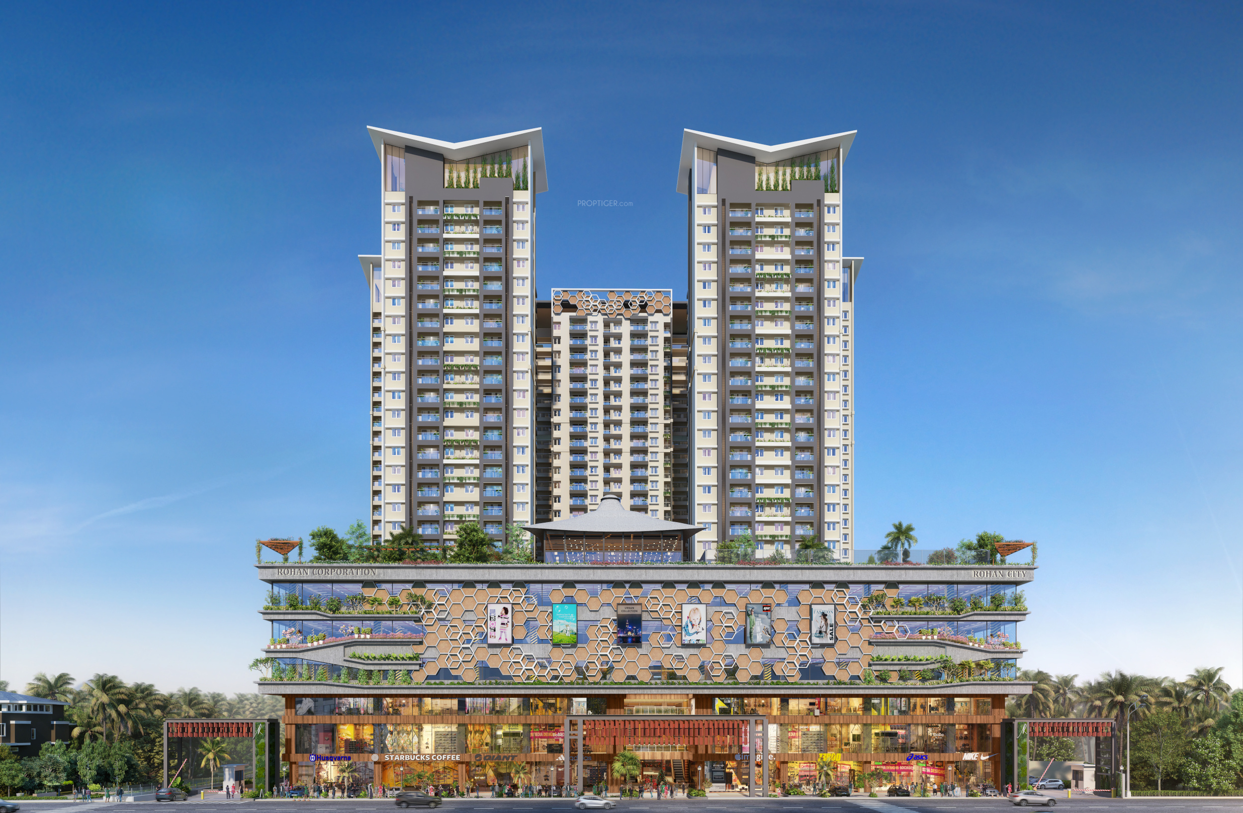 700 sq ft 1 BHK 1T Apartment for Sale in Rohan Corporation City Bejai