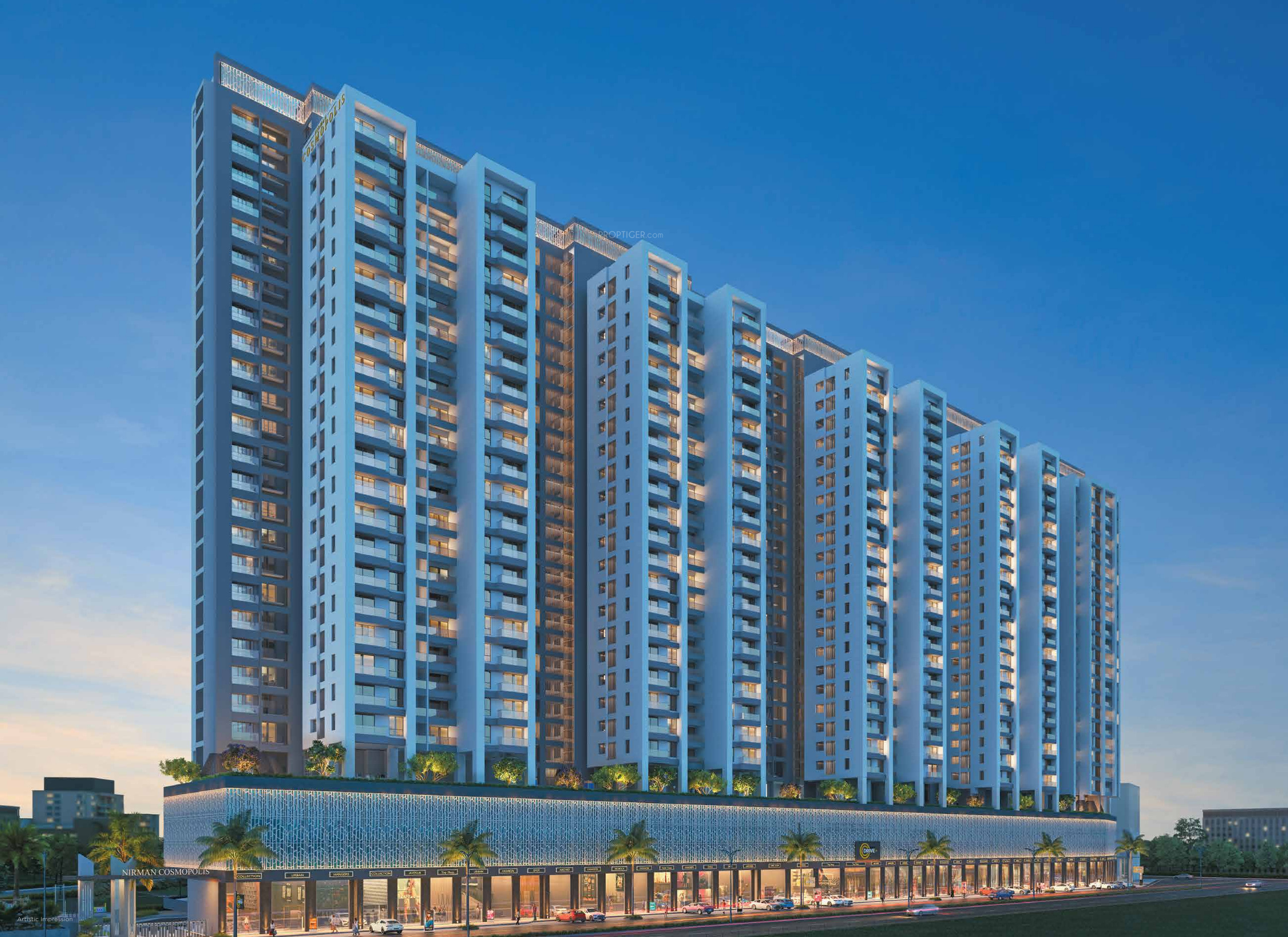 1304 sq ft 4 BHK 4T Apartment for Sale in Realcon Properties LLP Nirman Cosmopolis Tathawade Pune