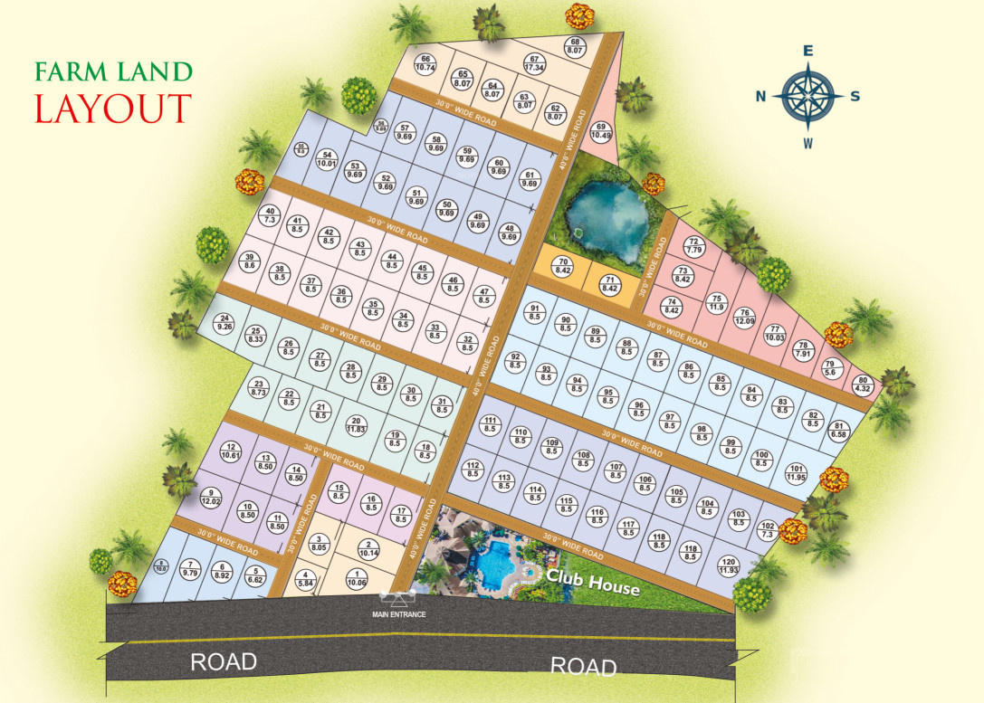 5445 sq ft Plot for Sale in Vaishnavi Agro Farms Emerald Sadashivpet