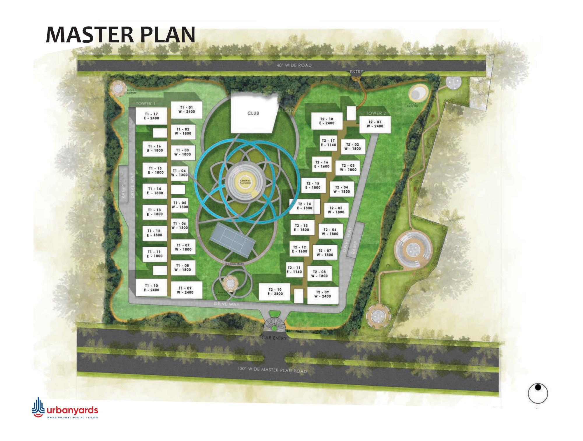 1600 sq ft 3 BHK 3T Apartment for Sale in Urban Yards Heights Tukkuguda