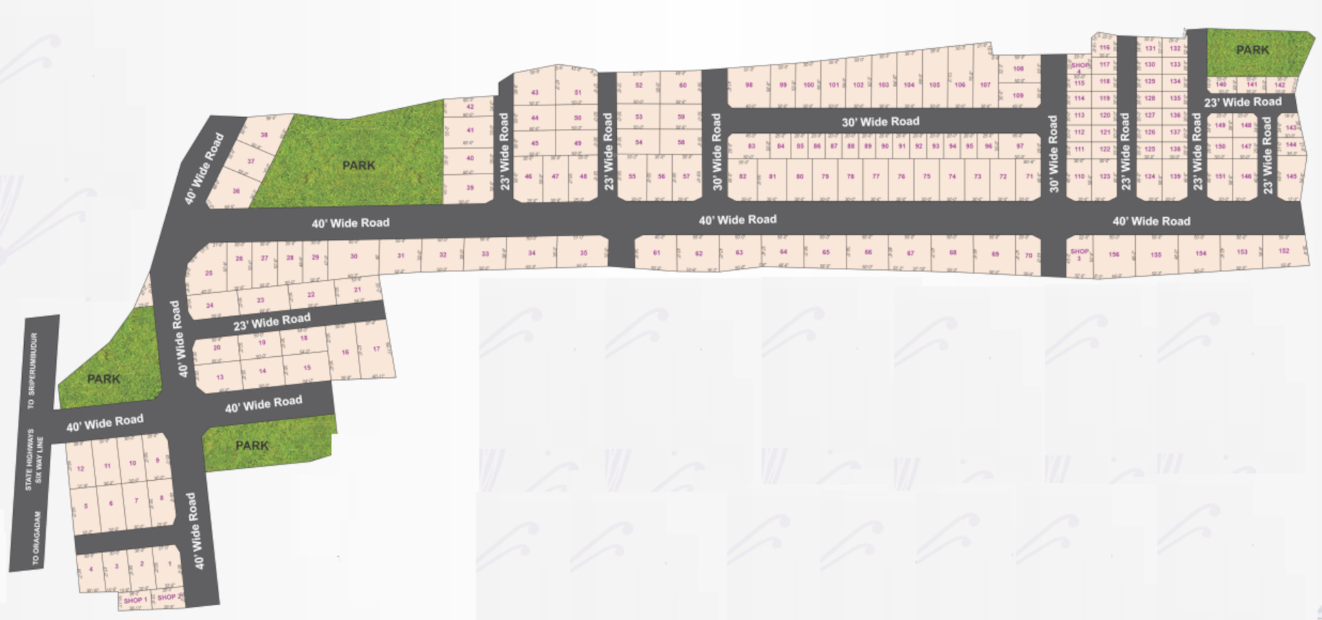 600 sq ft Plot for Sale in Sri Bhagya Homes Fortune Sriperumbudur Chennai
