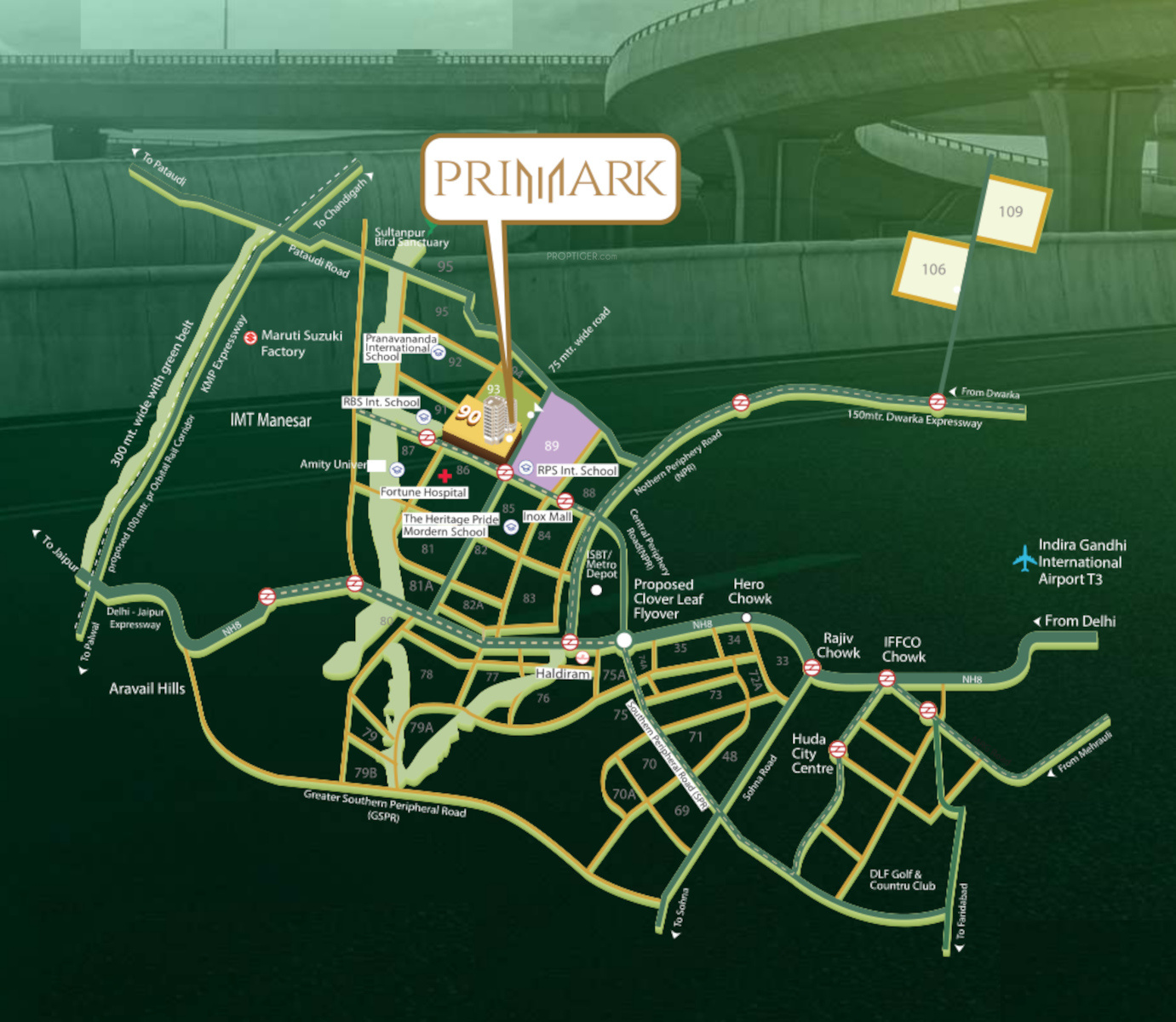 MRG Primark in Sector 90, Gurgaon Price, Location Map, Floor Plan
