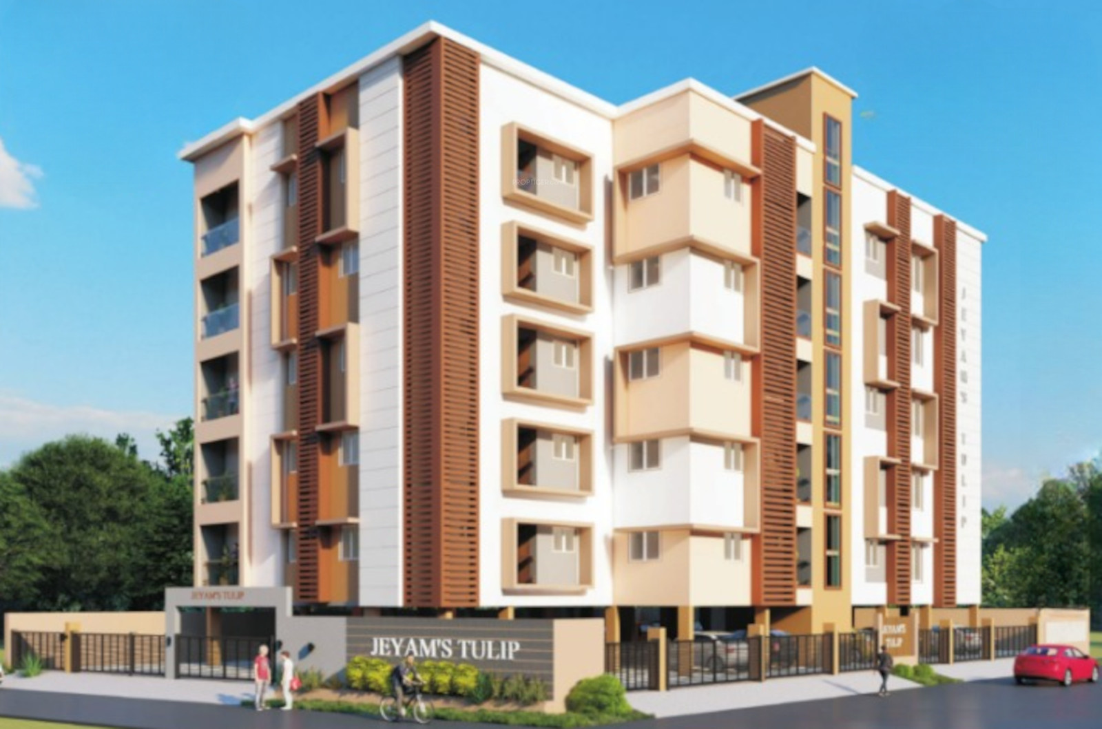 917 sq ft 2 BHK 2T Apartment for Sale in Jeyam Tulip Edamalaipatti