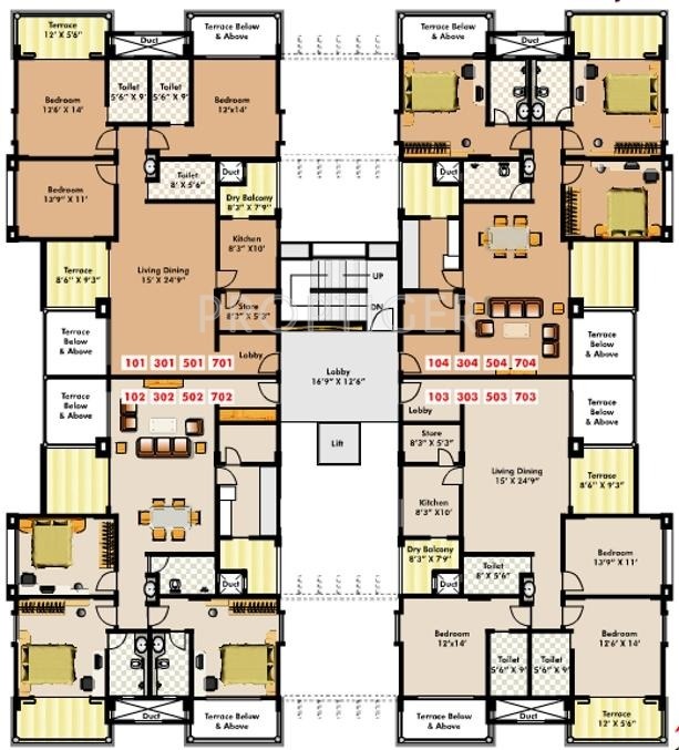 Kumar Picasso Tower A B1 B2 E O1 O2 in Hadapsar, Pune Price, Location