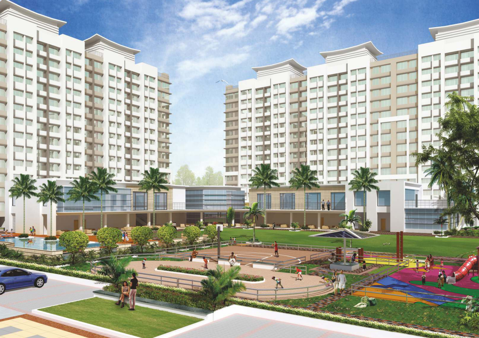 Main Elevation Image 4 of Kalpataru Group Riverside, Unit available at
