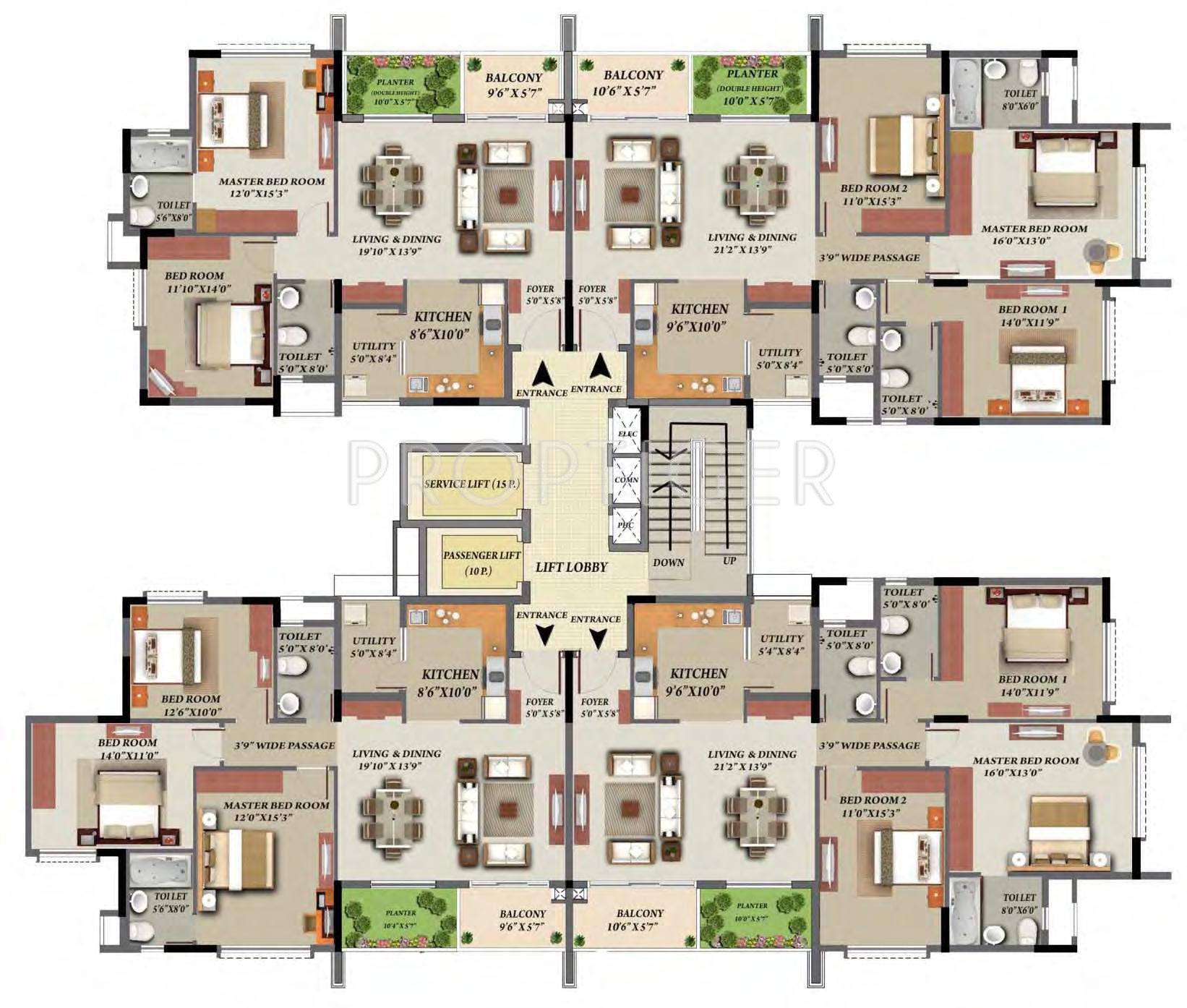 Mantri Glades in Sarjapur Road Wipro To Railway Crossing, Bangalore