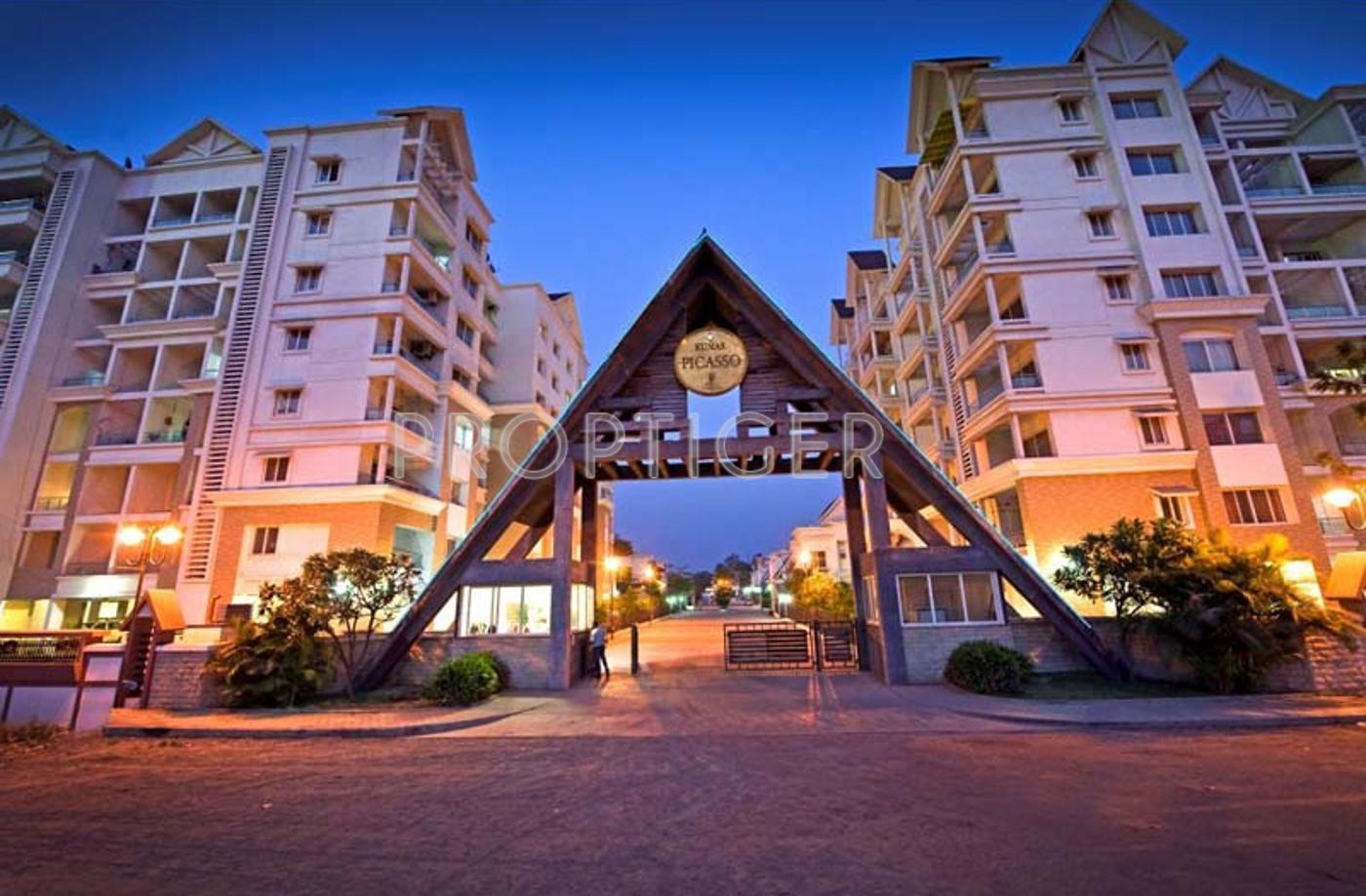 1300 sq ft 2 BHK 2T Apartment for Sale in Kumar Properties Picasso