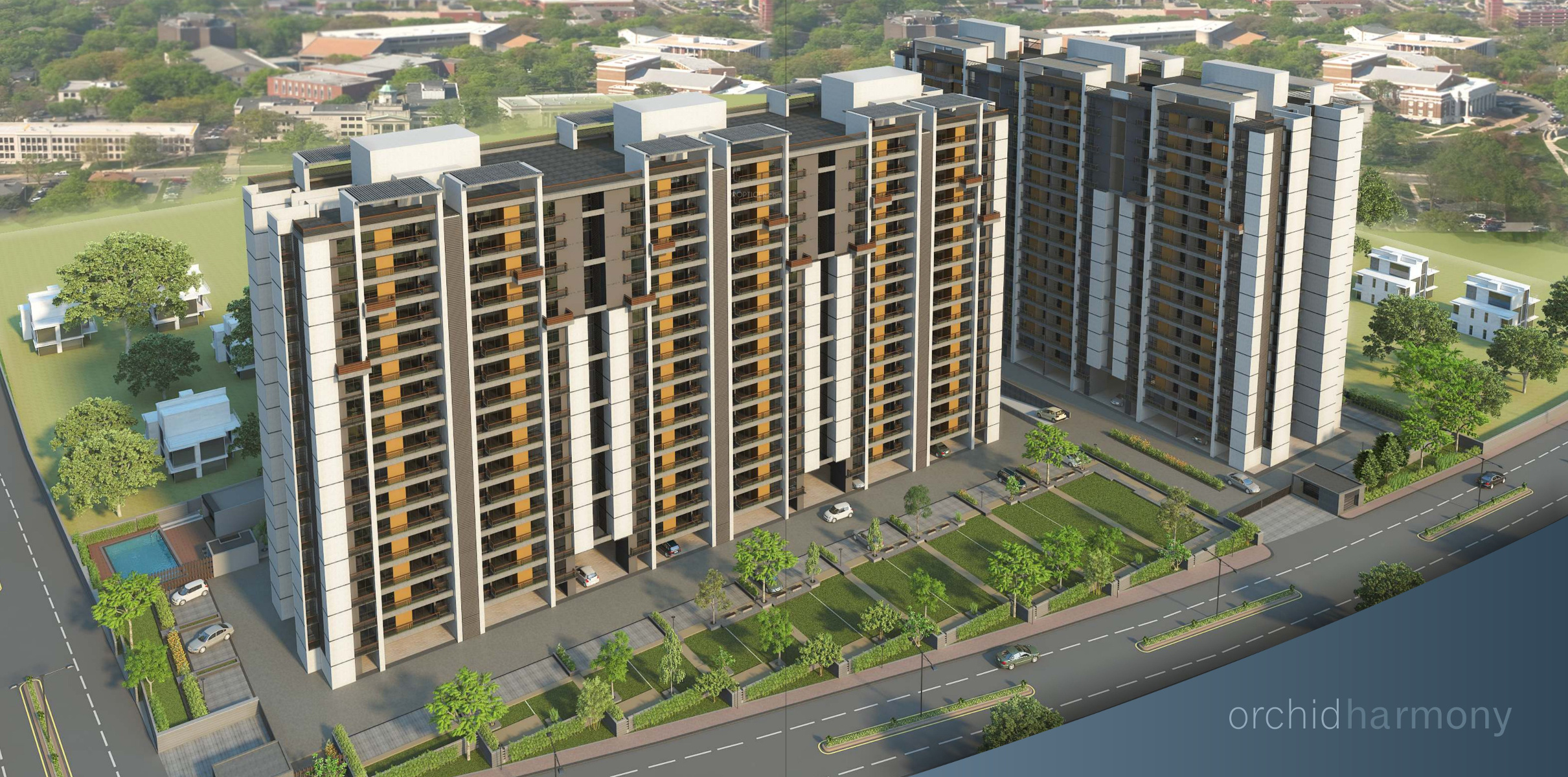 Orchid Harmony in Shela, Ahmedabad Price, Location Map, Floor Plan