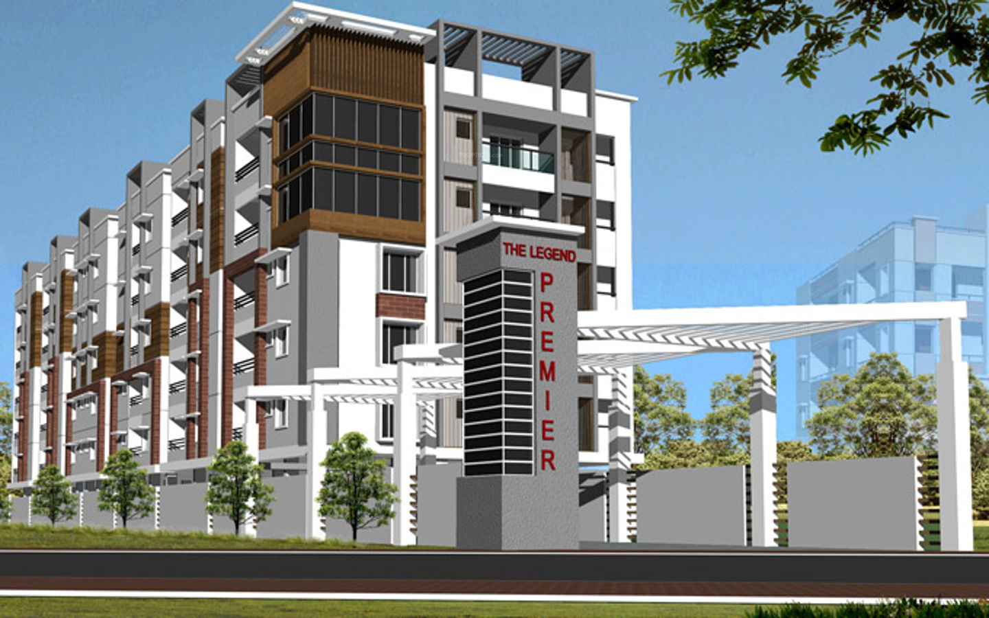 Image of Location Map of Legend Estates Legend Premier Himayat Nagar