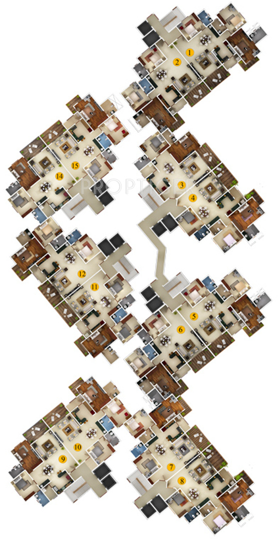 1418 sq ft 2 BHK 2T Apartment for Sale in Aratt Requizza Electronic