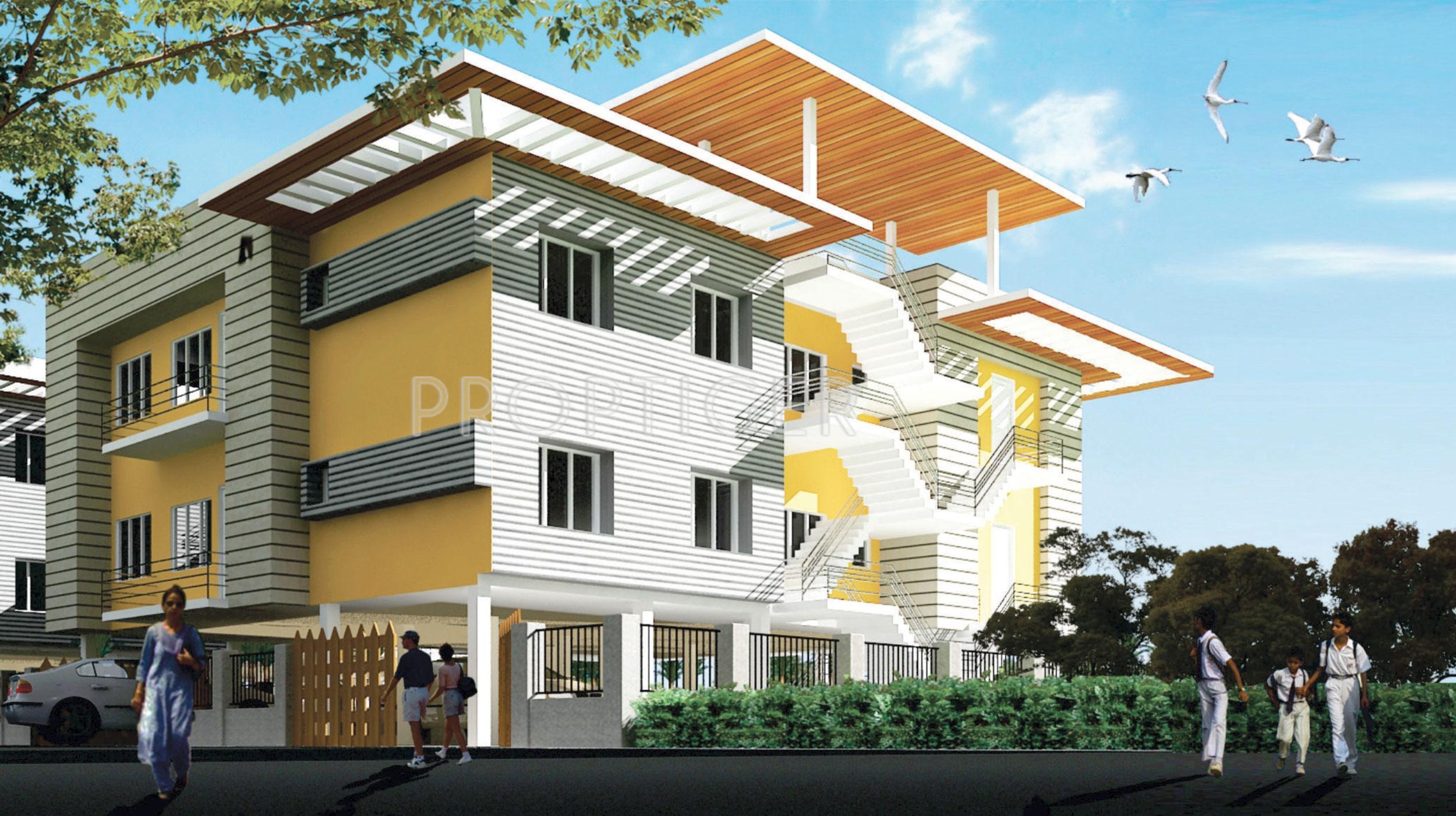 430 sq ft 1 BHK Floor Plan Image Annai Builders Real Estate Amanda