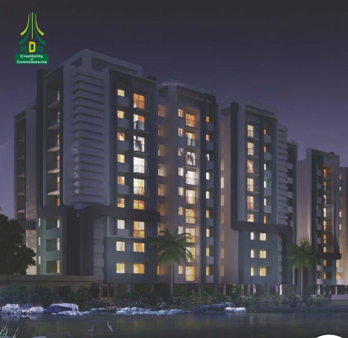 2000 sq ft 4 BHK 4T Apartment for Sale in Rudra Real Estate Aakriti