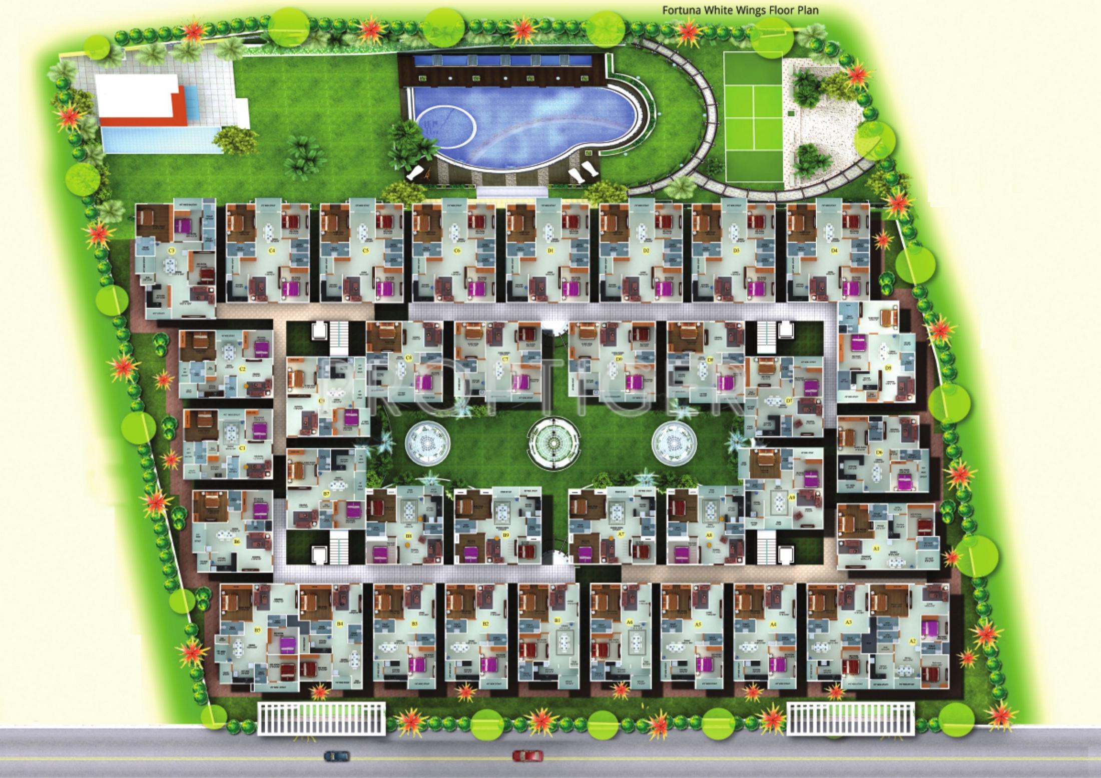 1488 sq ft 3 BHK 3T Apartment for Sale in Fortuna Constructions White Wings Vibhutipura Bangalore